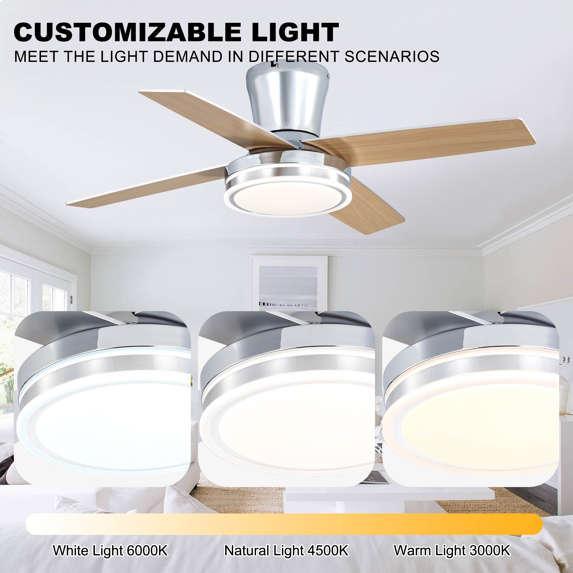 Oaks Decor DC4401OKEL-C Ceiling-Fans - View #7