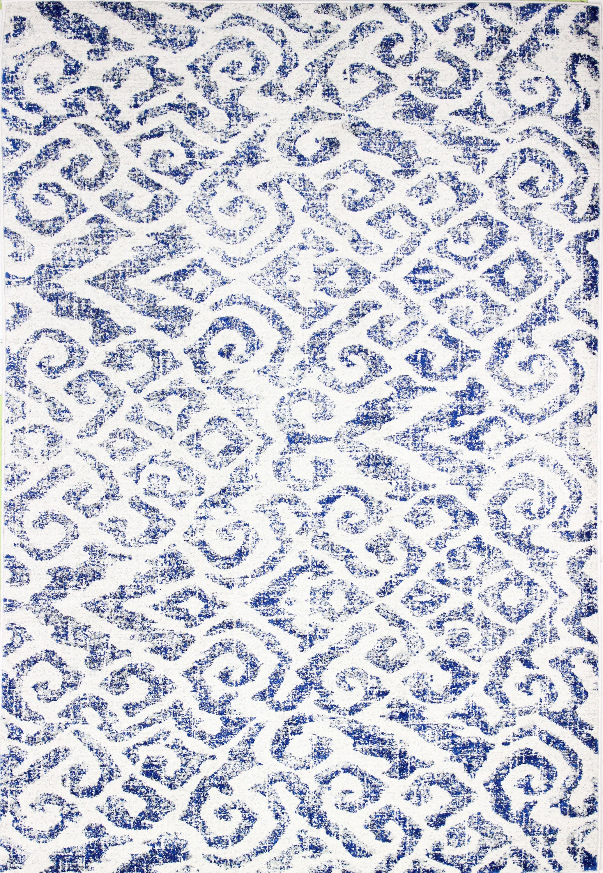 Bashian 649652300351 8 X 10 (ft) Grey/Blue Indoor Abstract Oriental Area Rug