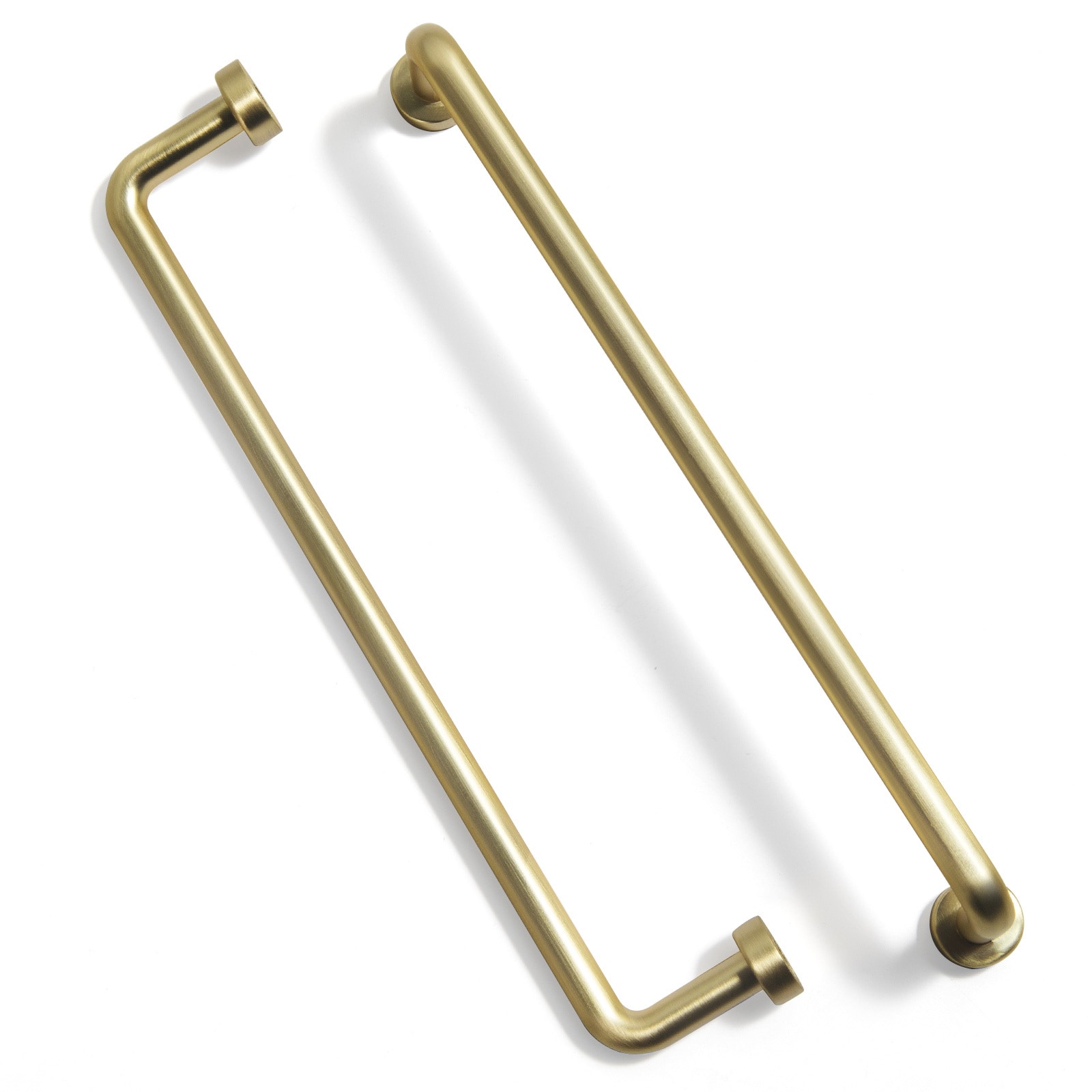 Miaokesen 1827TLS-160 6-5/16-in , 160mm Center to Center Light Brushed Brass Cylindrical Handle 6 -Pack