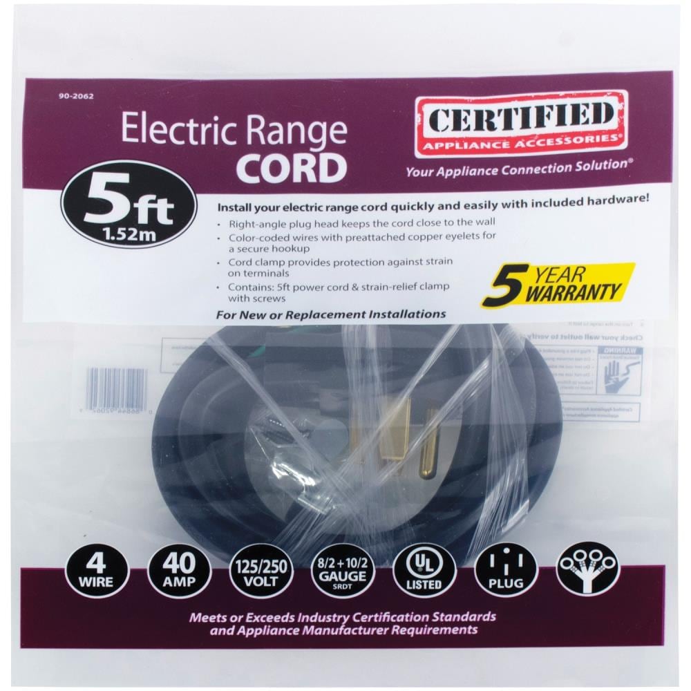 Certified Appliance Accessories 90-2062 Appliance-Power-Cords - View #9