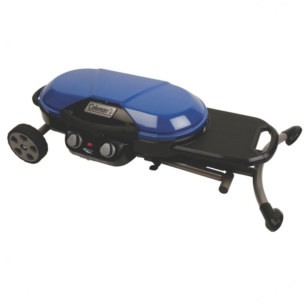 Coleman Roadtrip X-Cursion 285-Sq in Blue Portable Gas Grill at