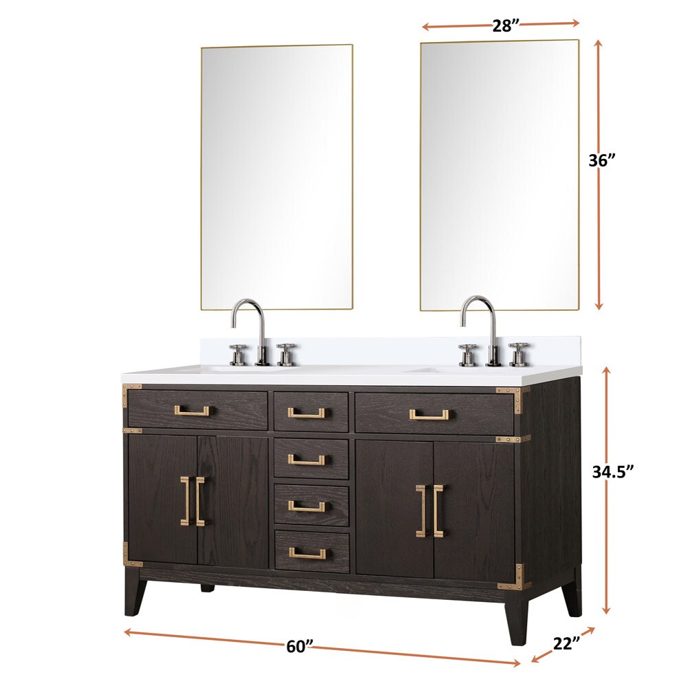 Lexora LVW60DK201 Bath-Vanity-Combo - View #6
