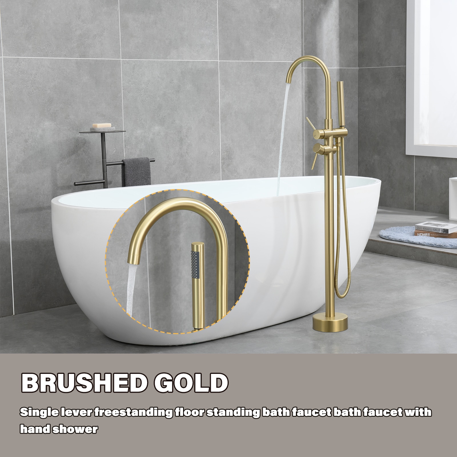 Flynama W928-H-THSP002MB Roman-Tub-Faucets - View #8