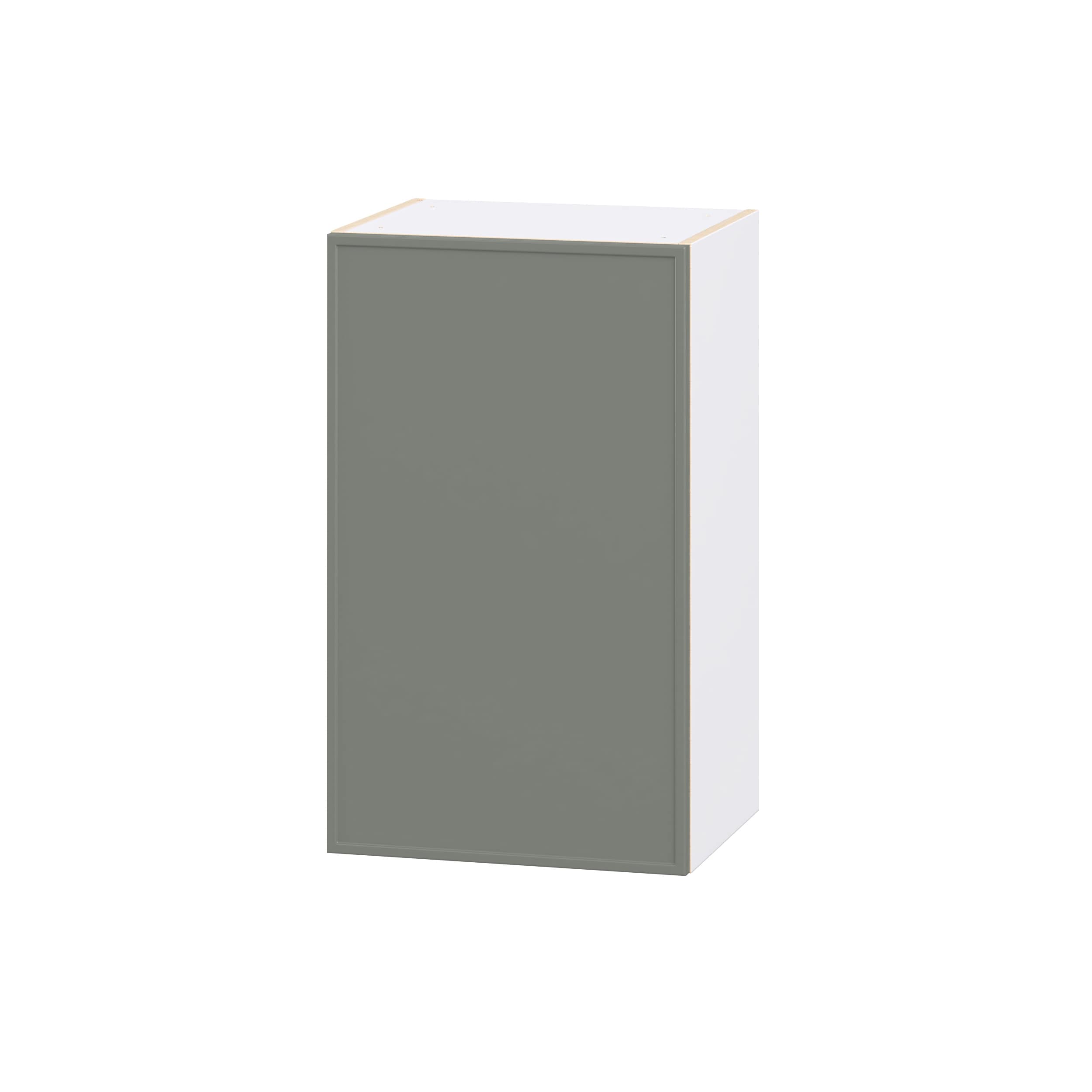 Hugo&Borg DSW1830(L/R)-CO Concord 18-in W x 30-in H x 14.91-in D Moss Green Wall Fully assembled Cabinet Flat Panel