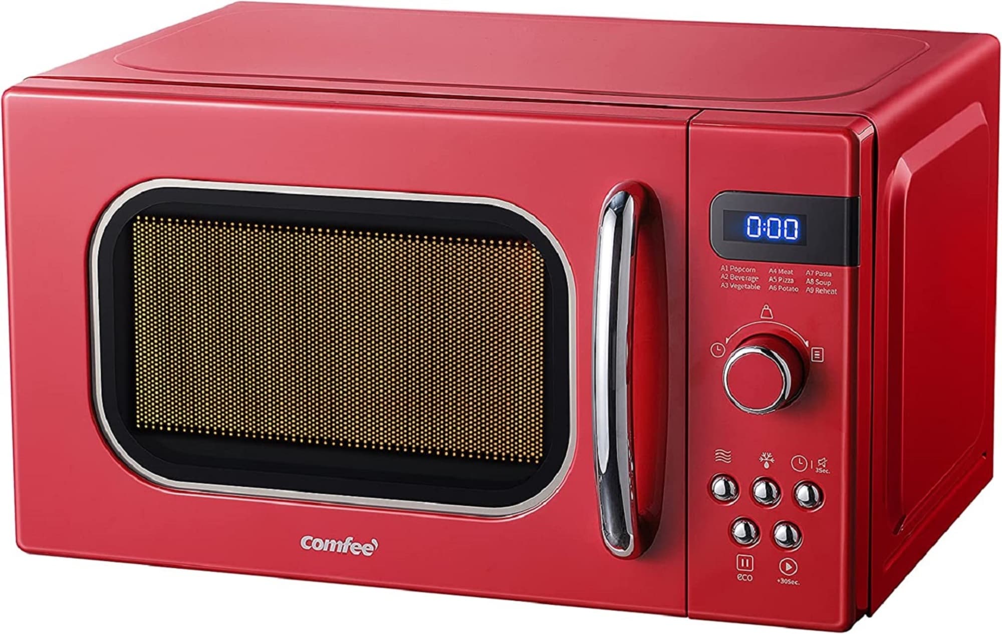 COMFEE' 700w 20 Litre Digital Microwave Oven with 6 Cooking Presets, E –  Infyniti Home