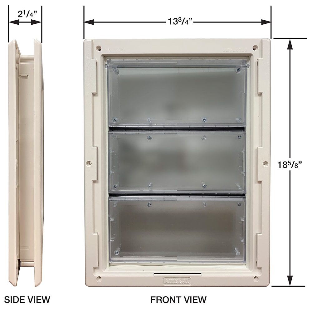 Air seal sale dog door