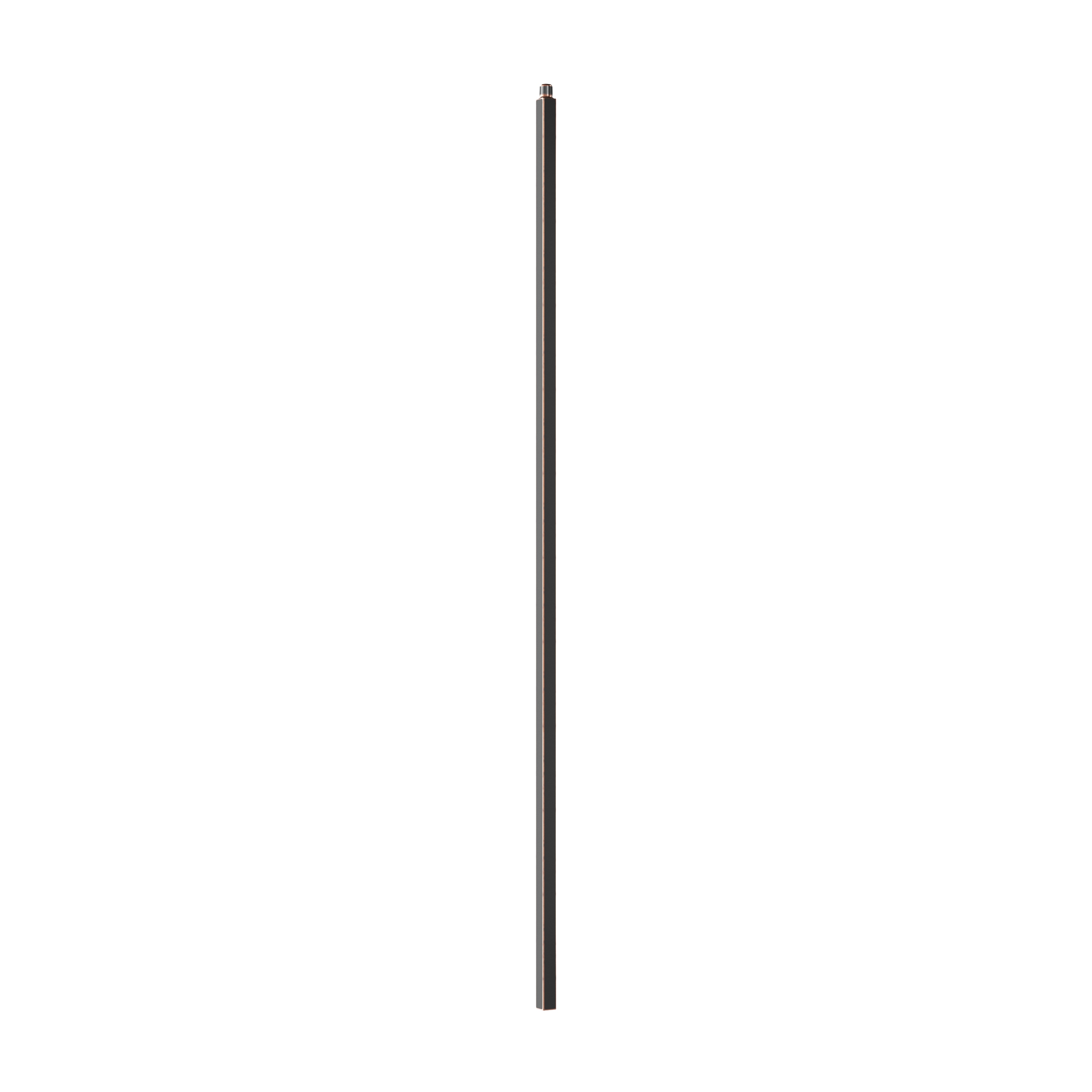 Crown Heritage 4582700RC44 44-in x 0.748-in Rubbed Copper Wrought Iron Pin Top Stair Baluster