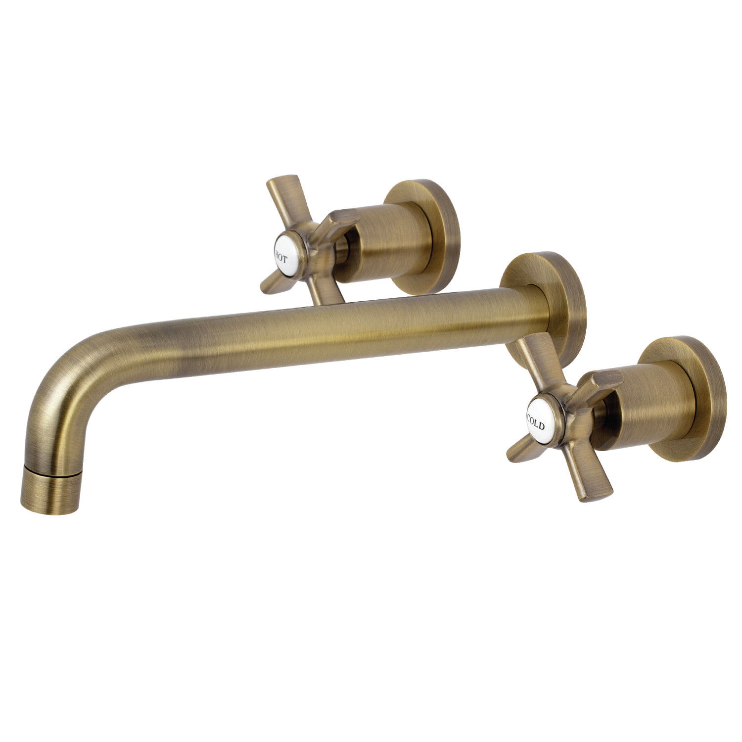 Elements of Design Milano 18-in Antique Brass Wall Mount Single Towel Bar