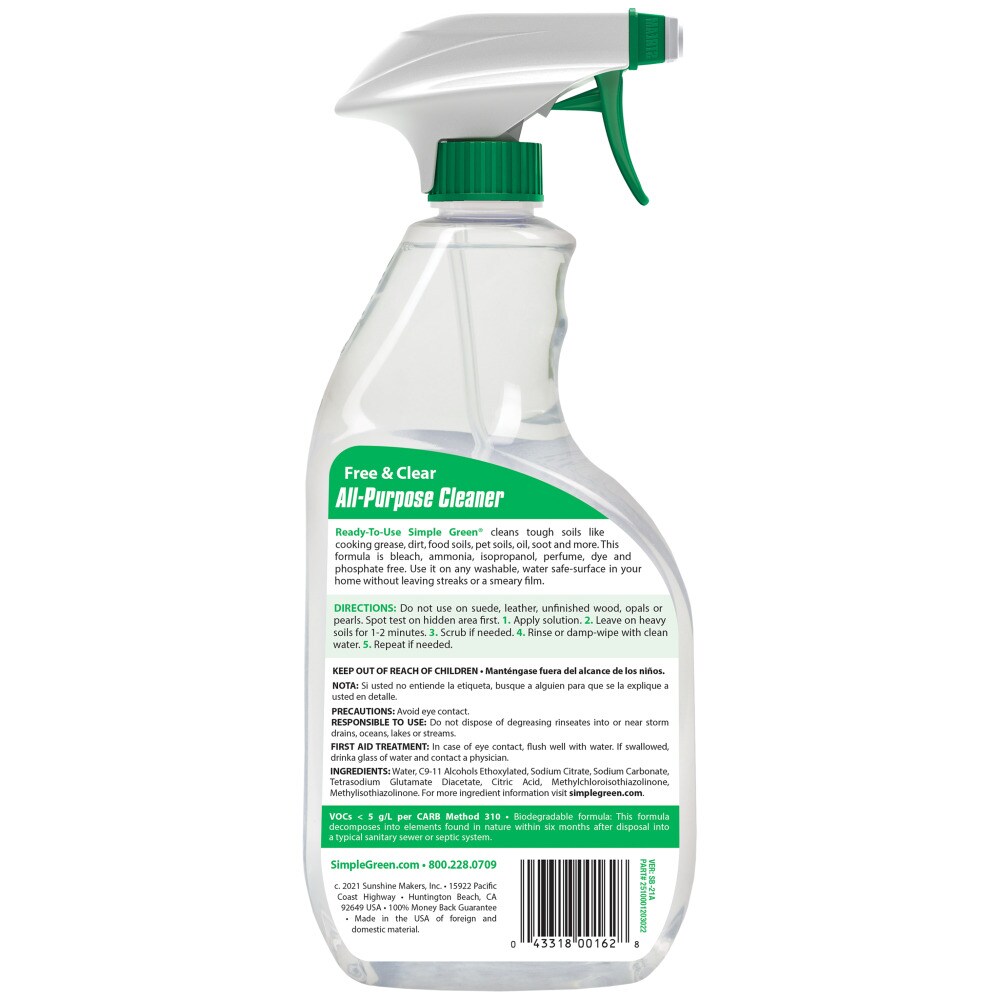 All Purpose Cleaner - Free & Clear