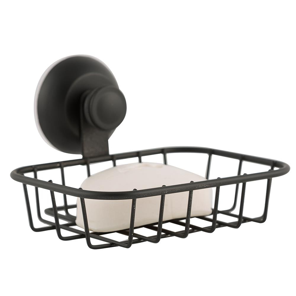 Style Selections Satin Chrome Aluminum 1-Shelf Hanging Shower Caddy 5.63-in  x 5.36-in x 2.5-in in the Bathtub & Shower Caddies department at