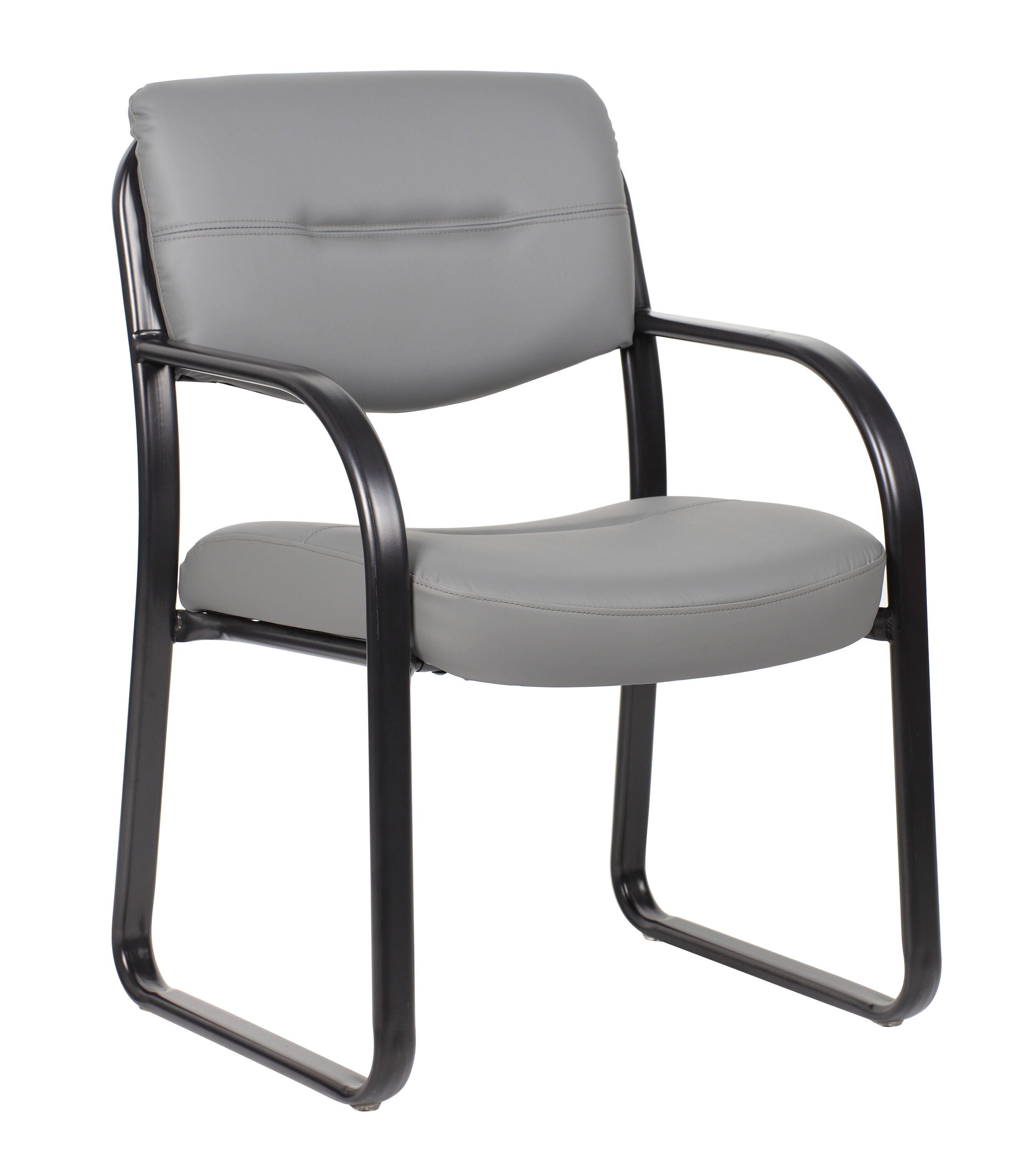 Boss Office Products B9529-GY Guest Chair