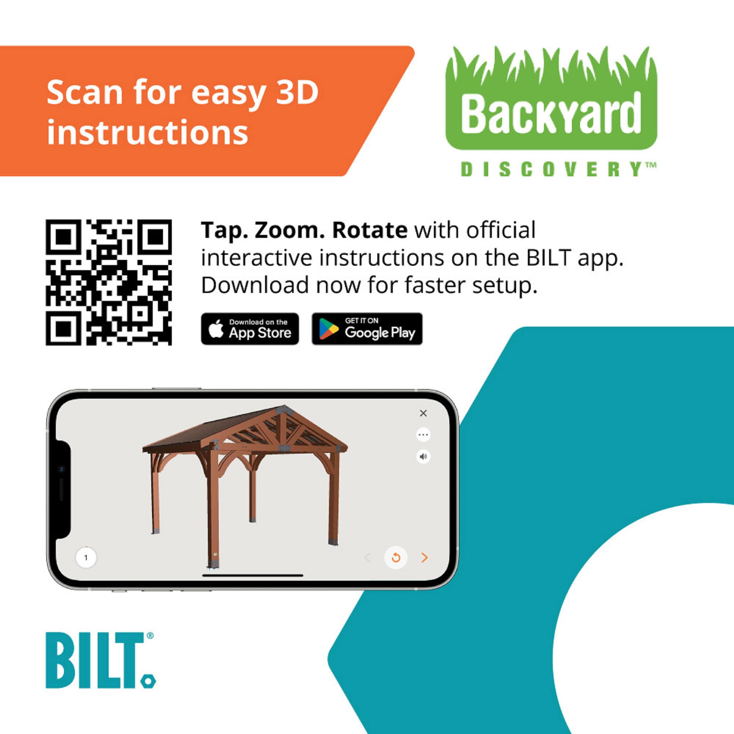 Backyard Discovery 2001527COM Wood-Resin-Gazebos - View #9