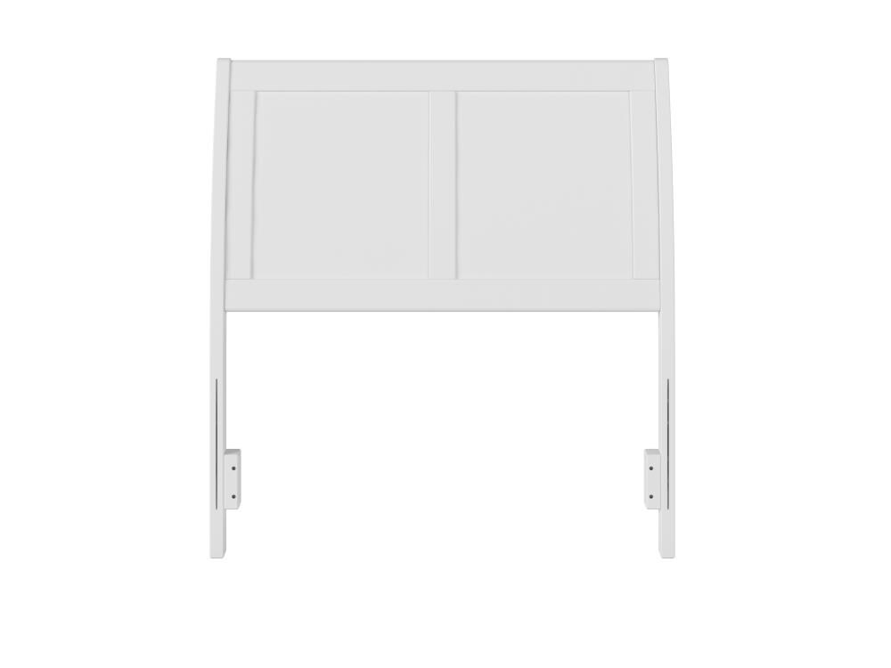 AFI Furnishings Contemporary White Twin Sleigh Headboard | Solid Wood ...