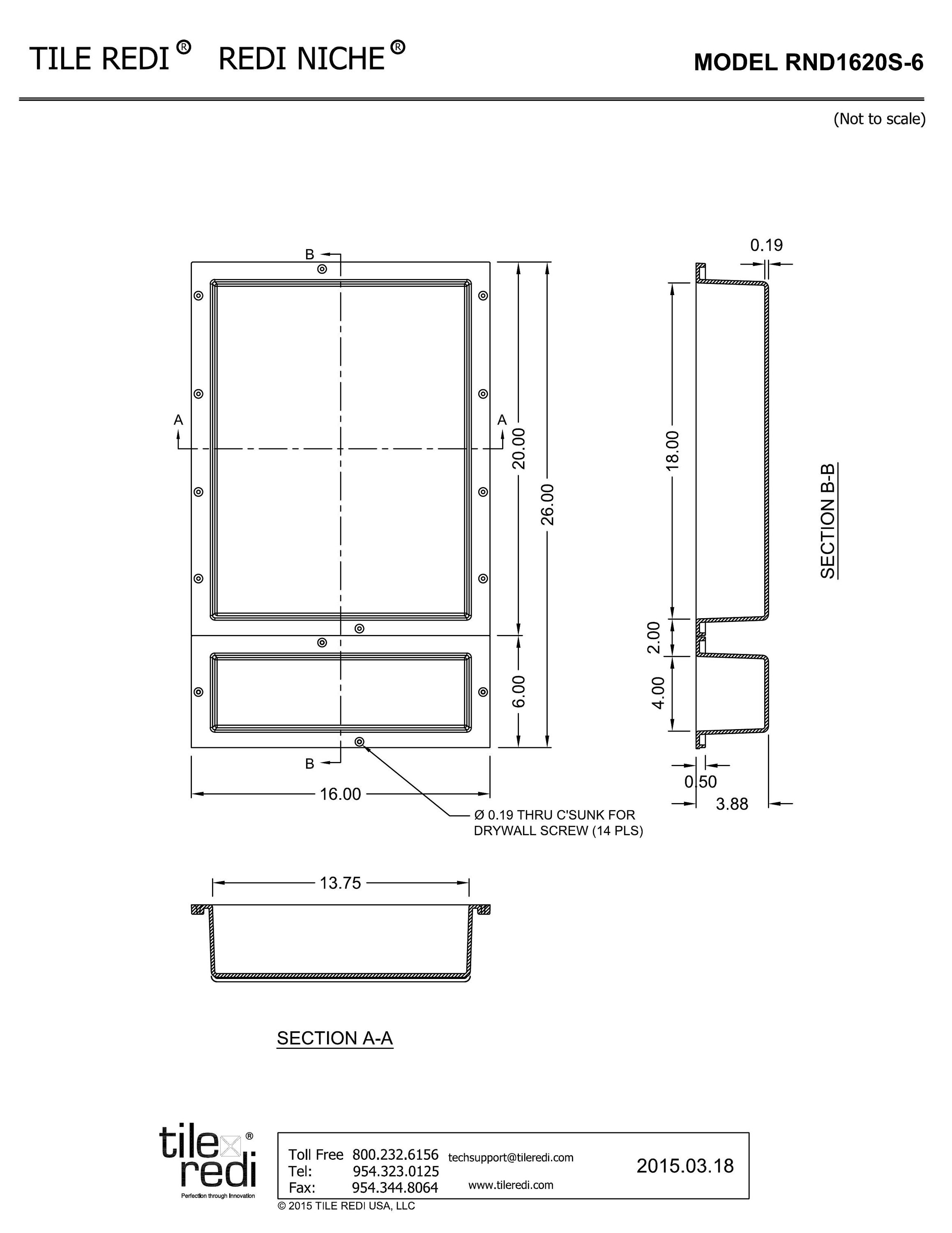 Tile Redi RND1620S-6 Shower-Accessories - View #5