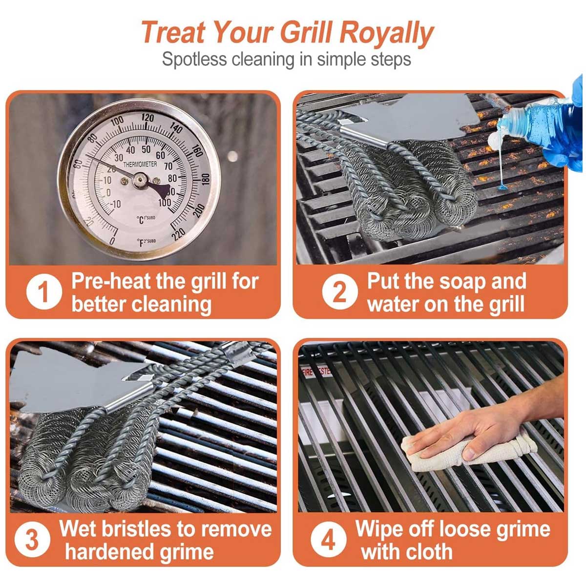 Aoibox LAZB0917036 Grill-Brushes-Cleaning-Blocks - View #6