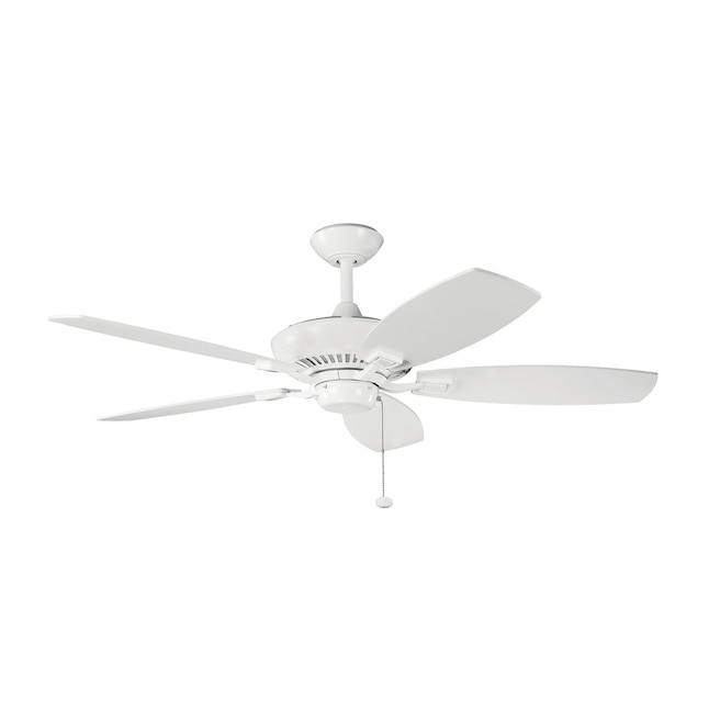 Kichler Canfield 52 In White Indoor, Canfield Ceiling Fans With Lights