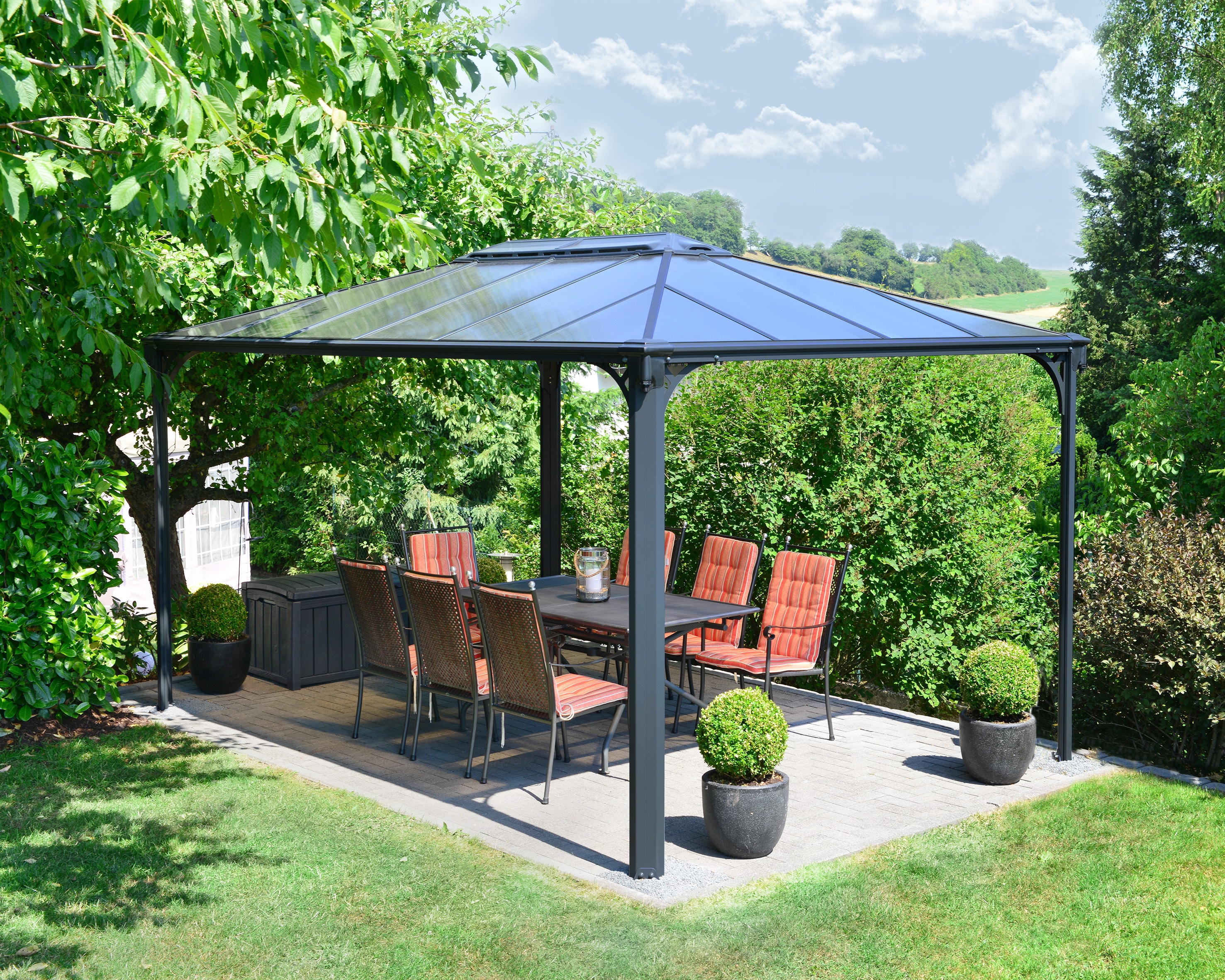 Canopia by Palram 702564 Wood-Resin-Gazebos - View #2