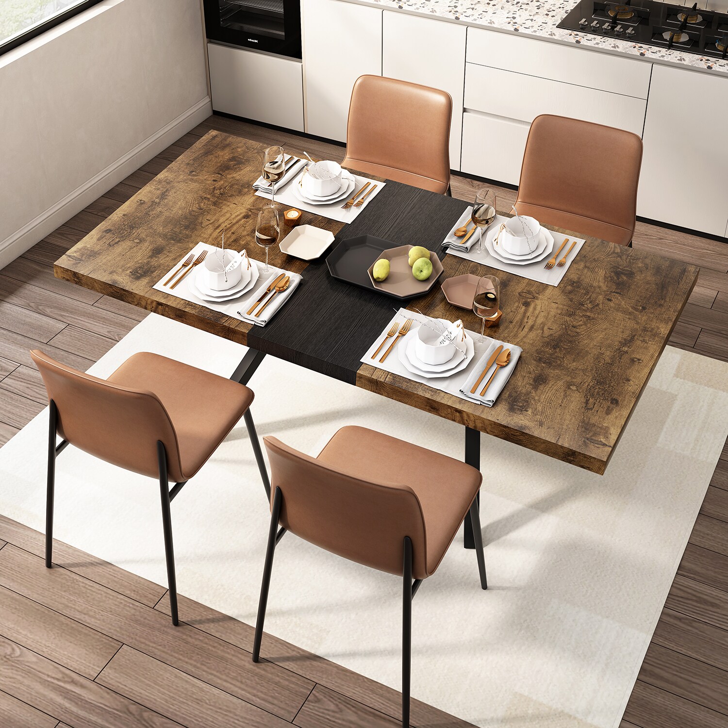 SINOFURN SYA010072GY Dining-Tables - View #3