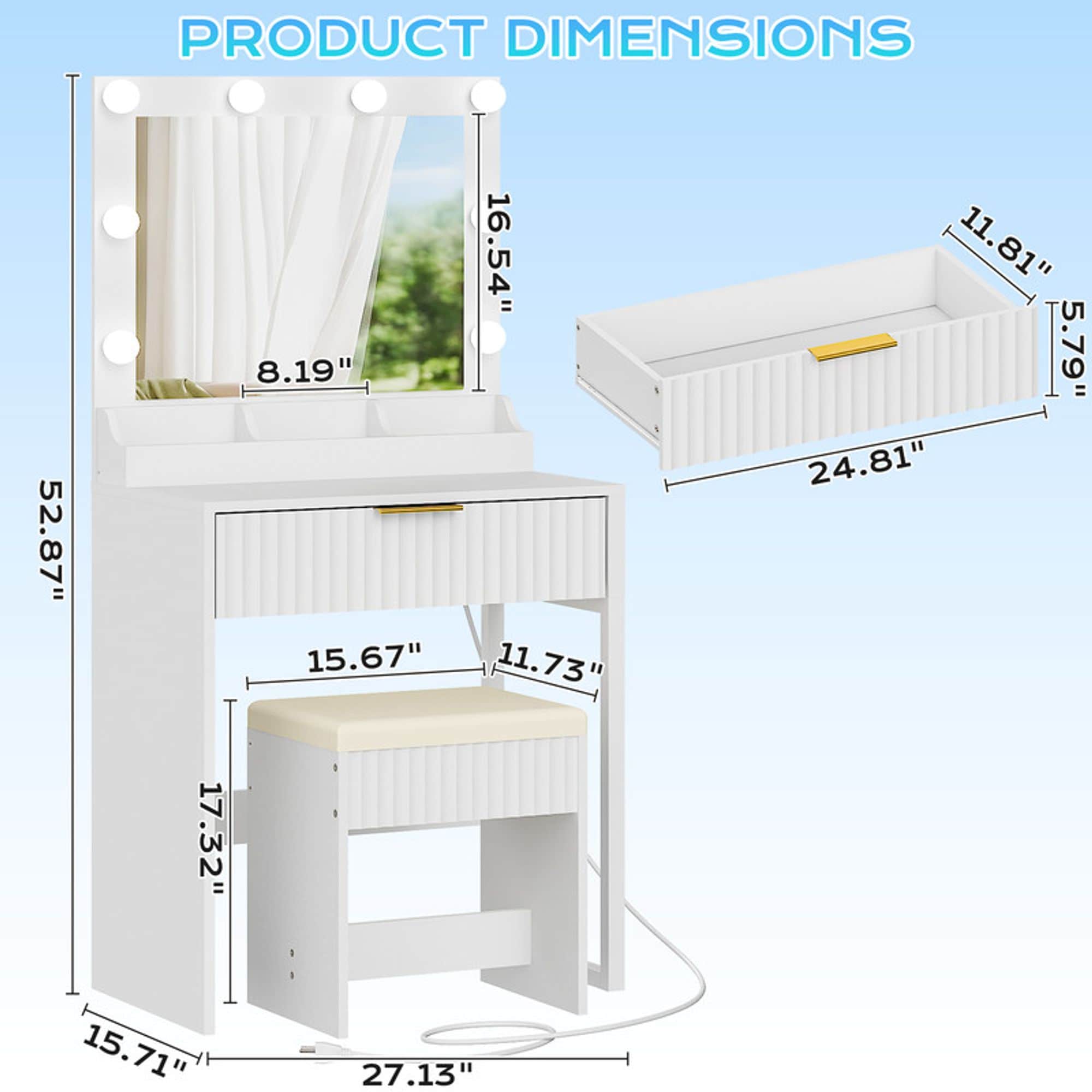 Winado G52008112 Bedroom-Vanities - View #4