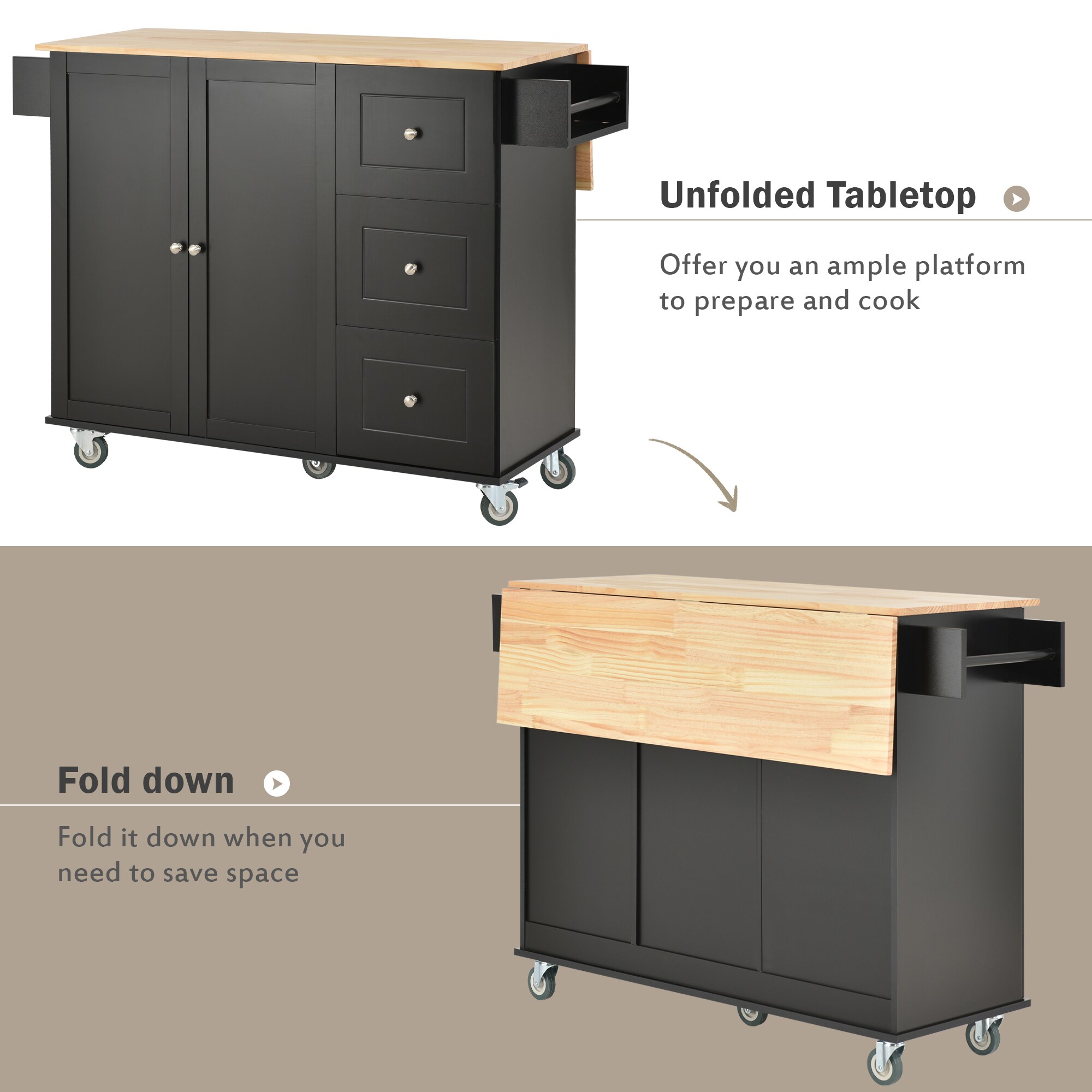SINOFURN SYB260025BK Kitchen-Furniture - View #5