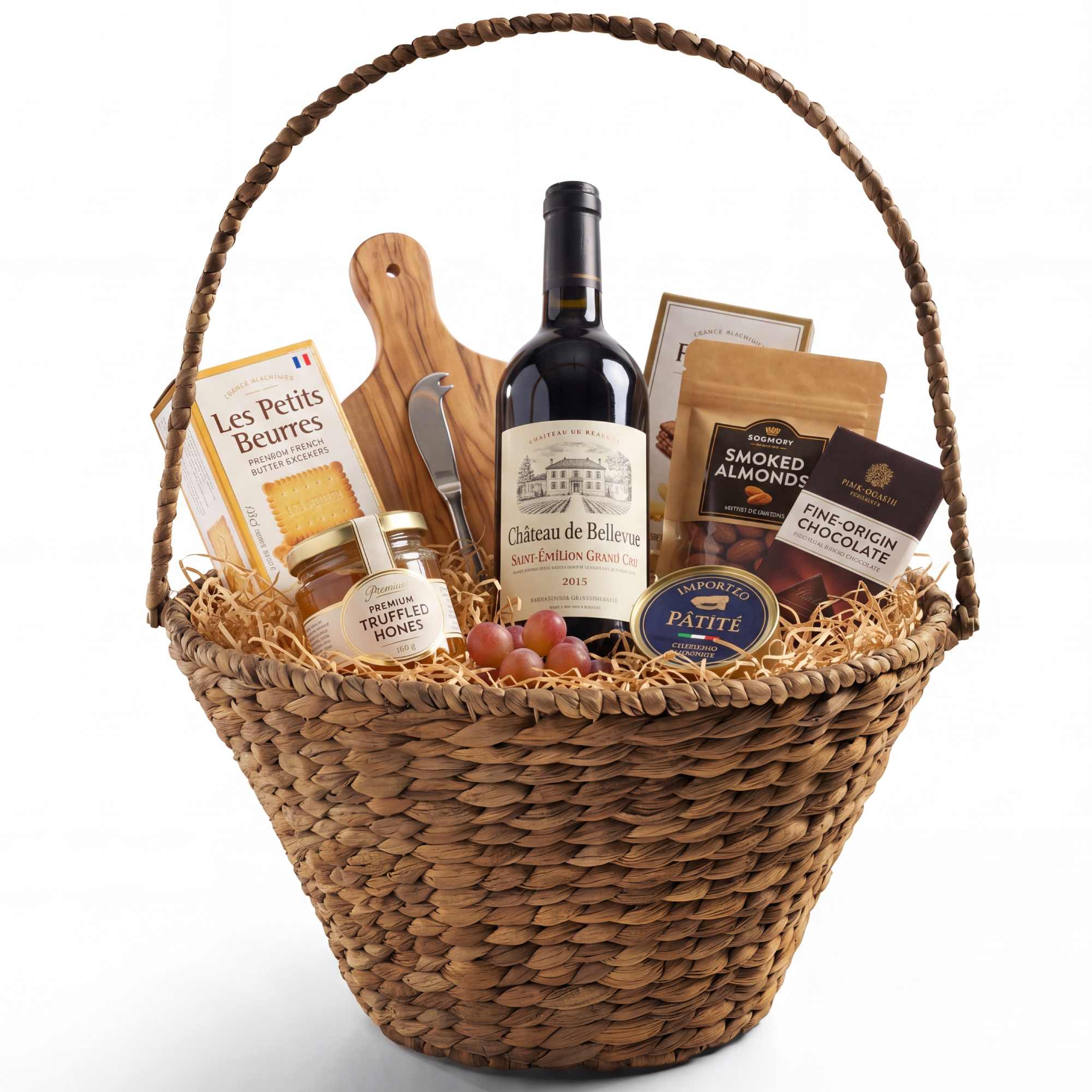 Best Choice Products -  Woven Large Gift Basket DIY Halloween Boo Baskets Holiday Gifts  Celebrat...