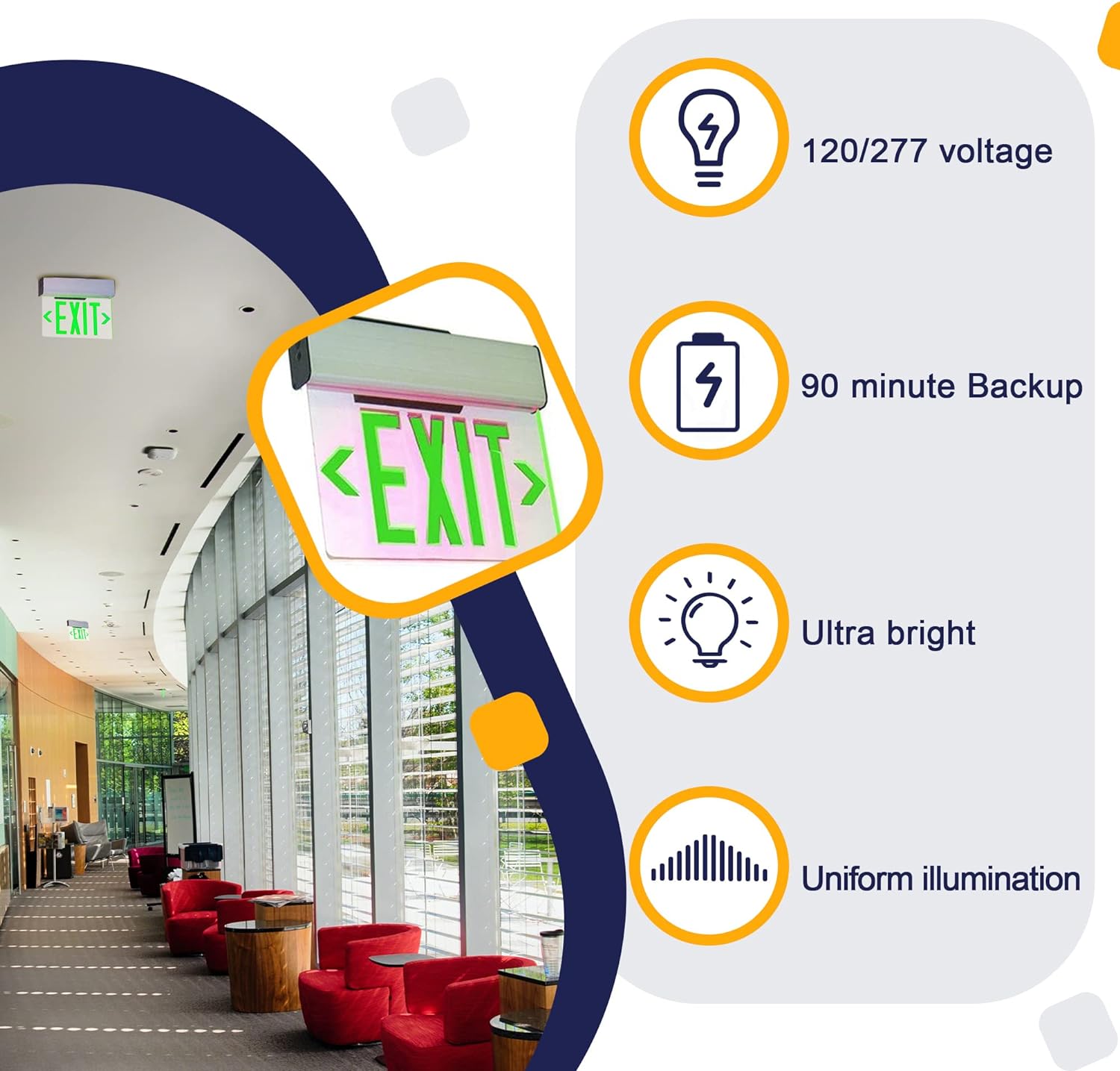Ciata 20666L Emergency-Exit-Lighting - View #7