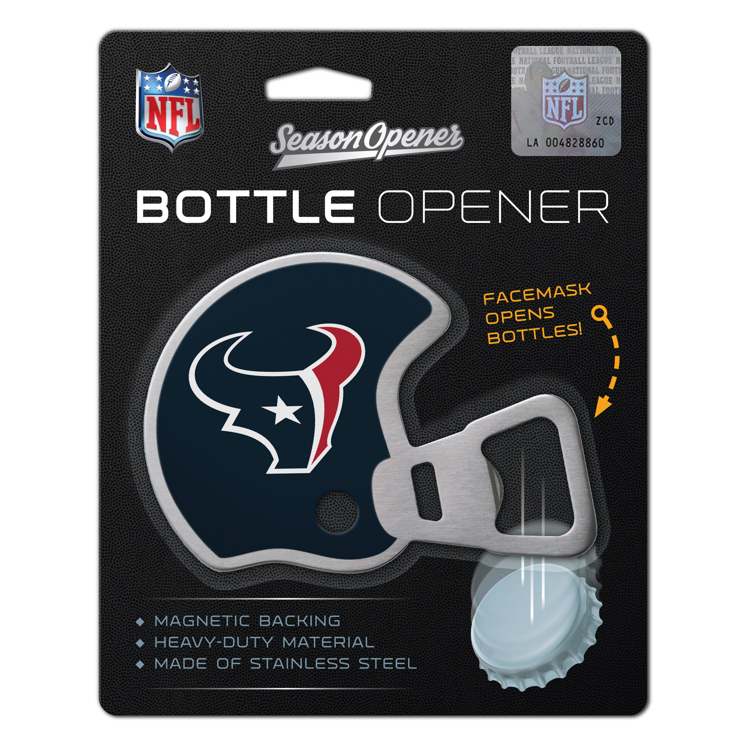 Houston Texans Magnetic Bottle Opener