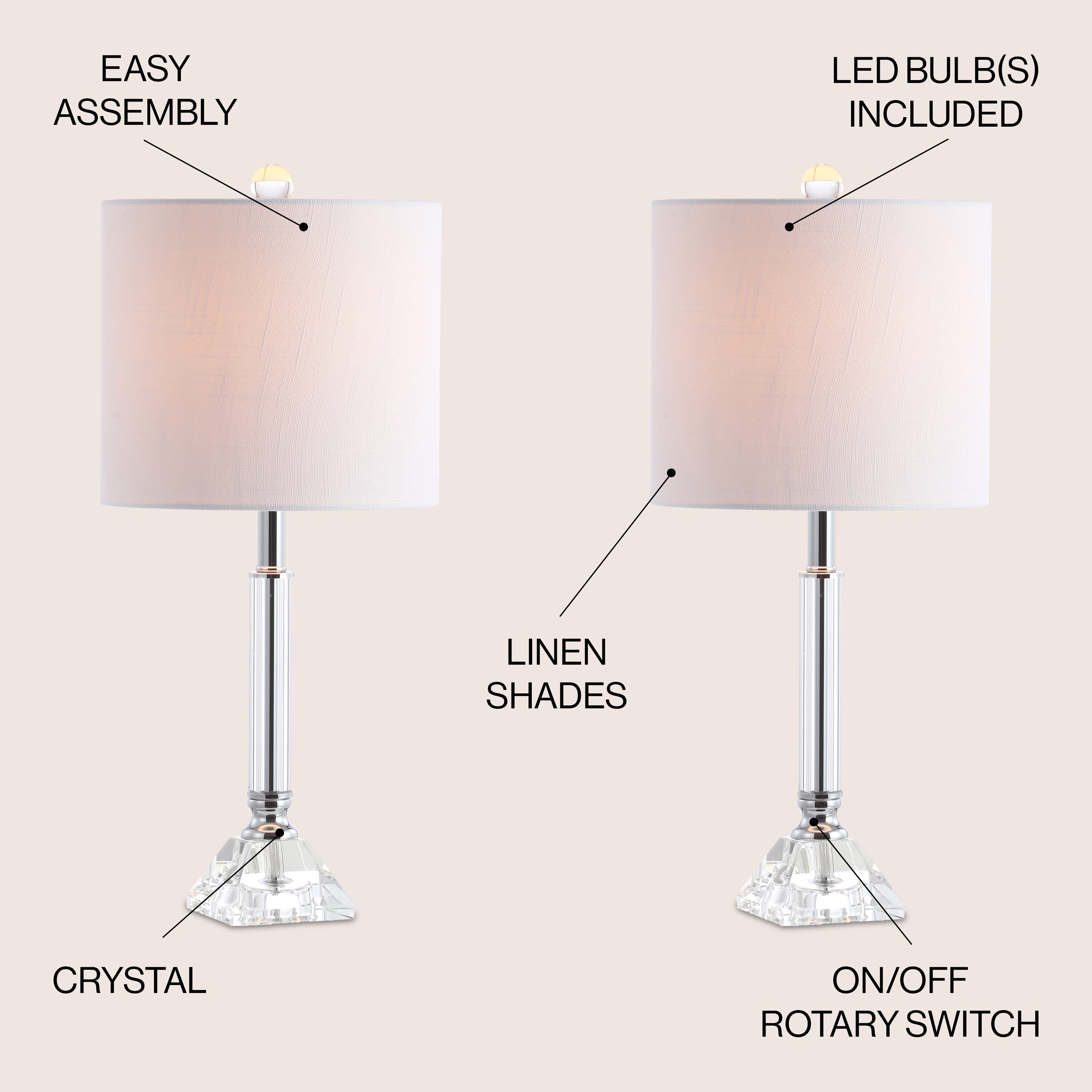 JONATHAN  Y JYL2078A-SET2 Table-Lamps - View #3