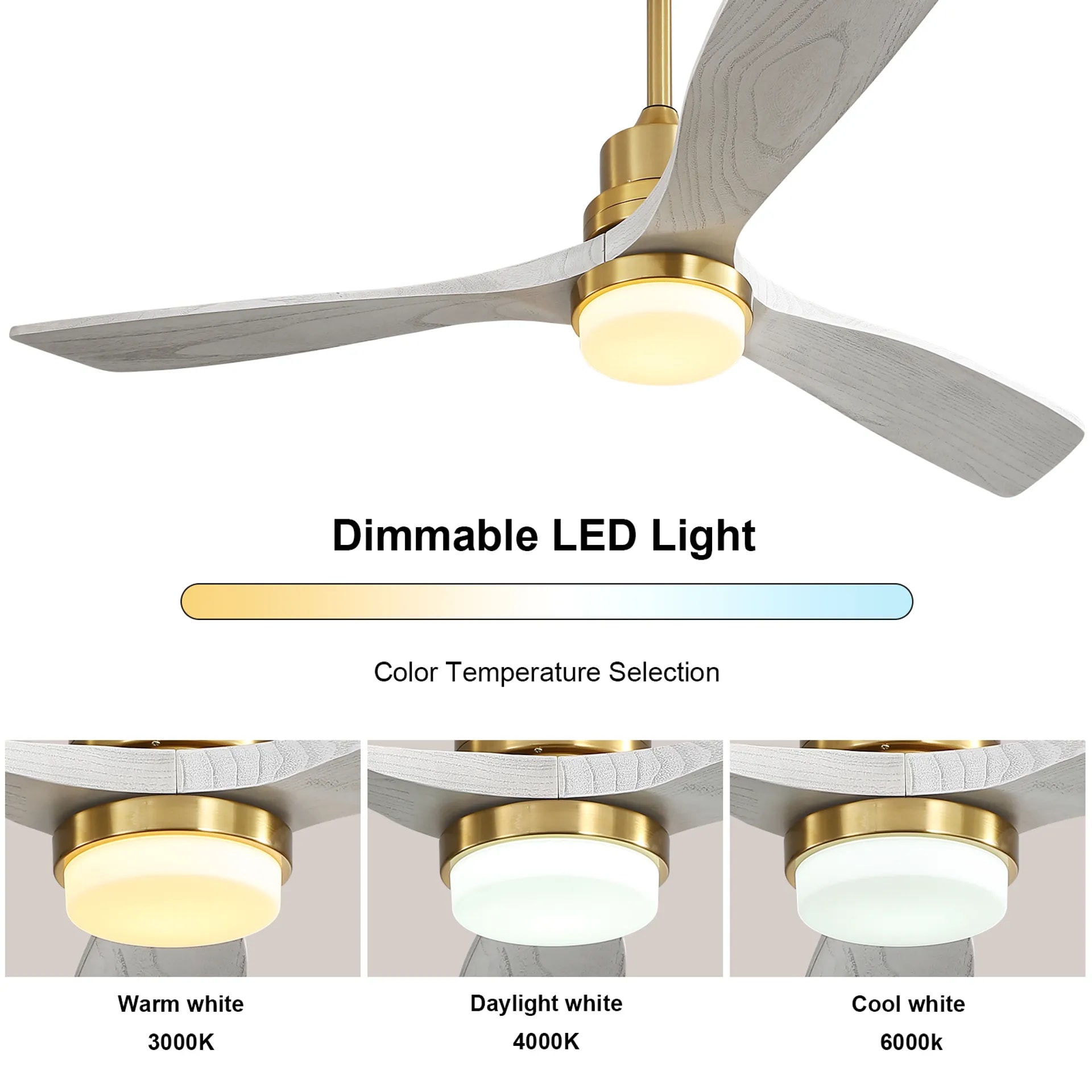 Sofucor LS-5247-BG-SX-60-W Ceiling-Fans - View #5