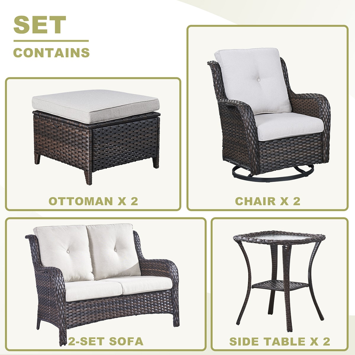 Rilyson FS038025X2023014-2 Patio-Conversation-Sets - View #5