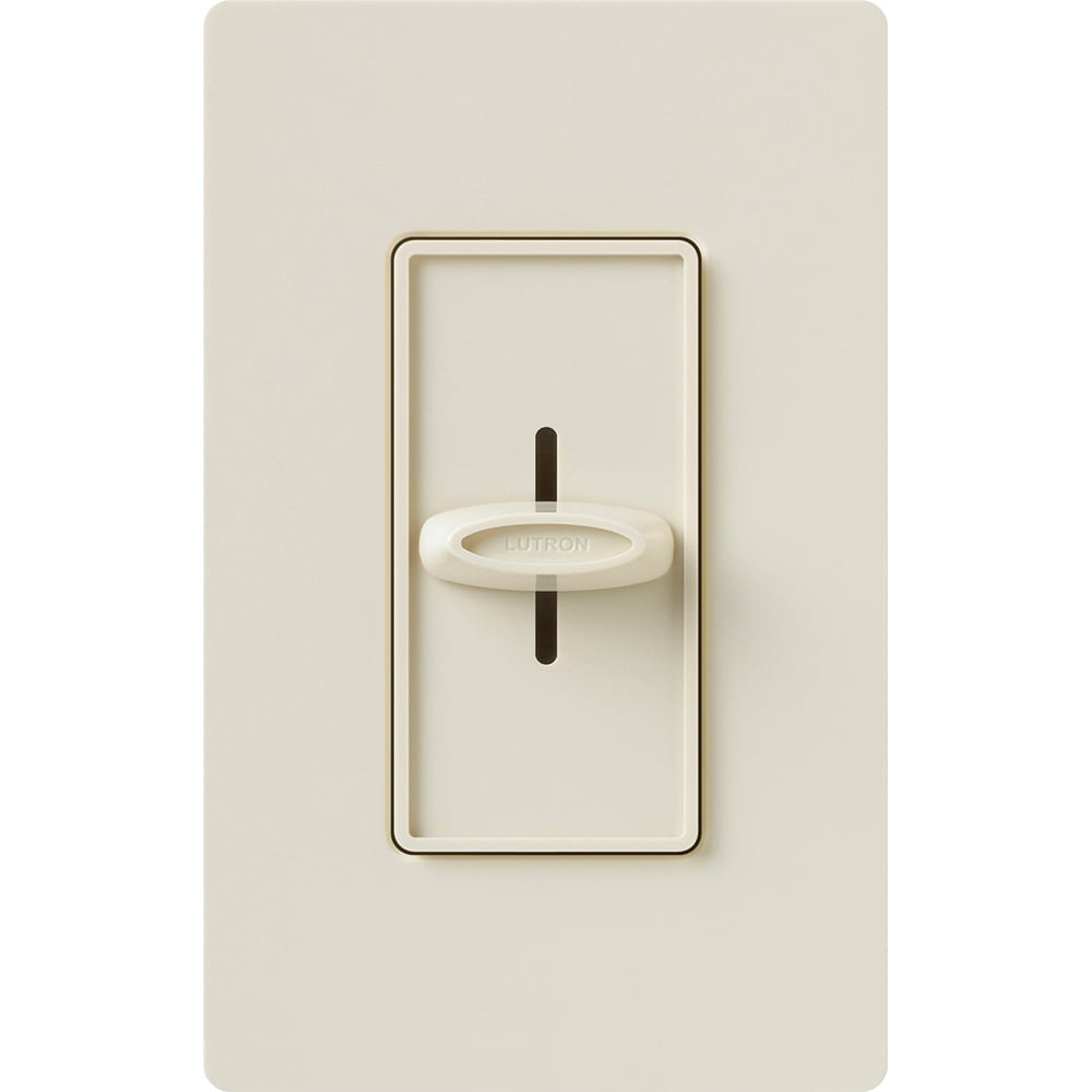 Lutron S-1000-LA Skylark Incandescent Single-pole Slide Light dimmer switch Light Almond