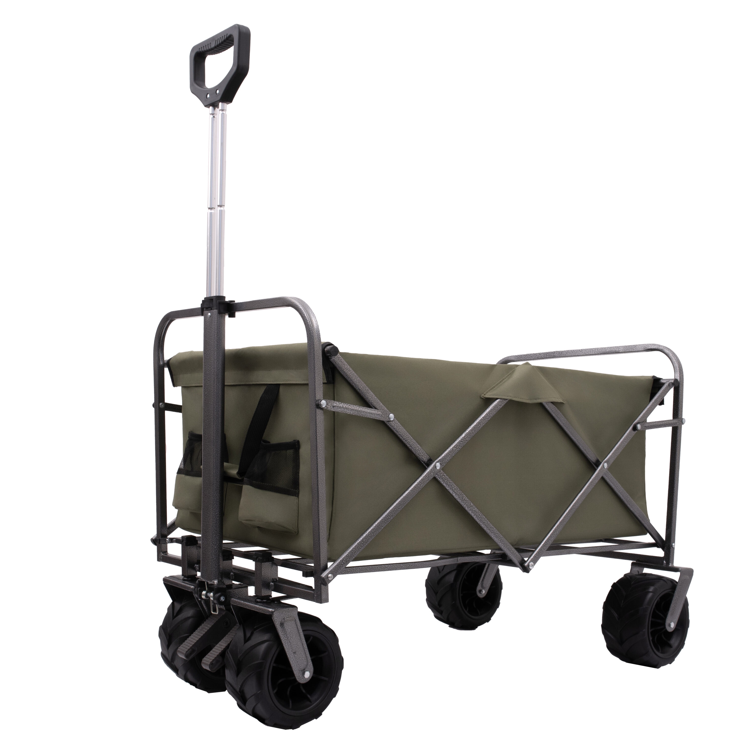 AHIOU HOME ZAZHG-P206635C Scranton 4.7-cu ft Steel Folding Yard Cart