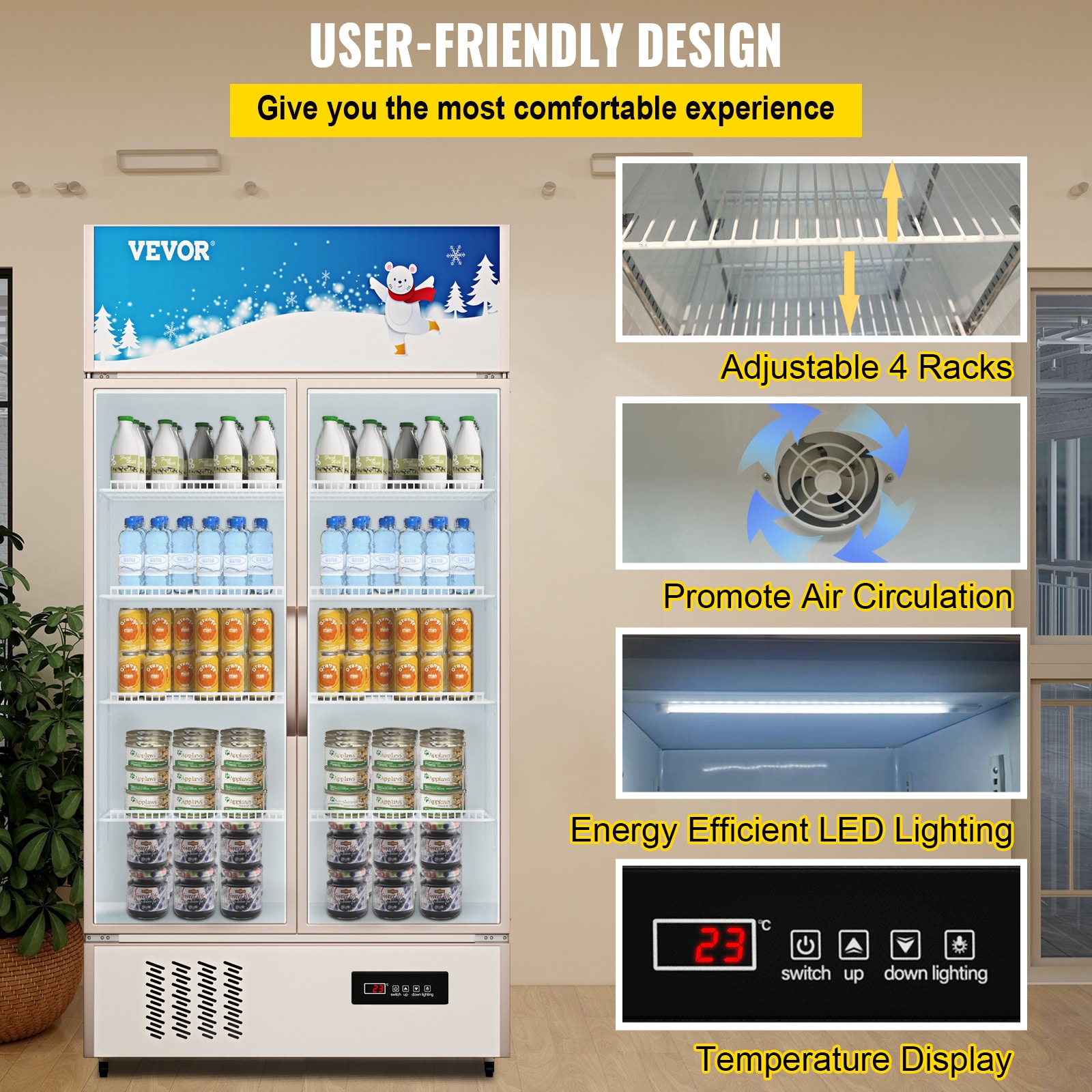 VEVOR SMB23CUFT110VTUP5V1 Commercial-Refrigerators - View #7
