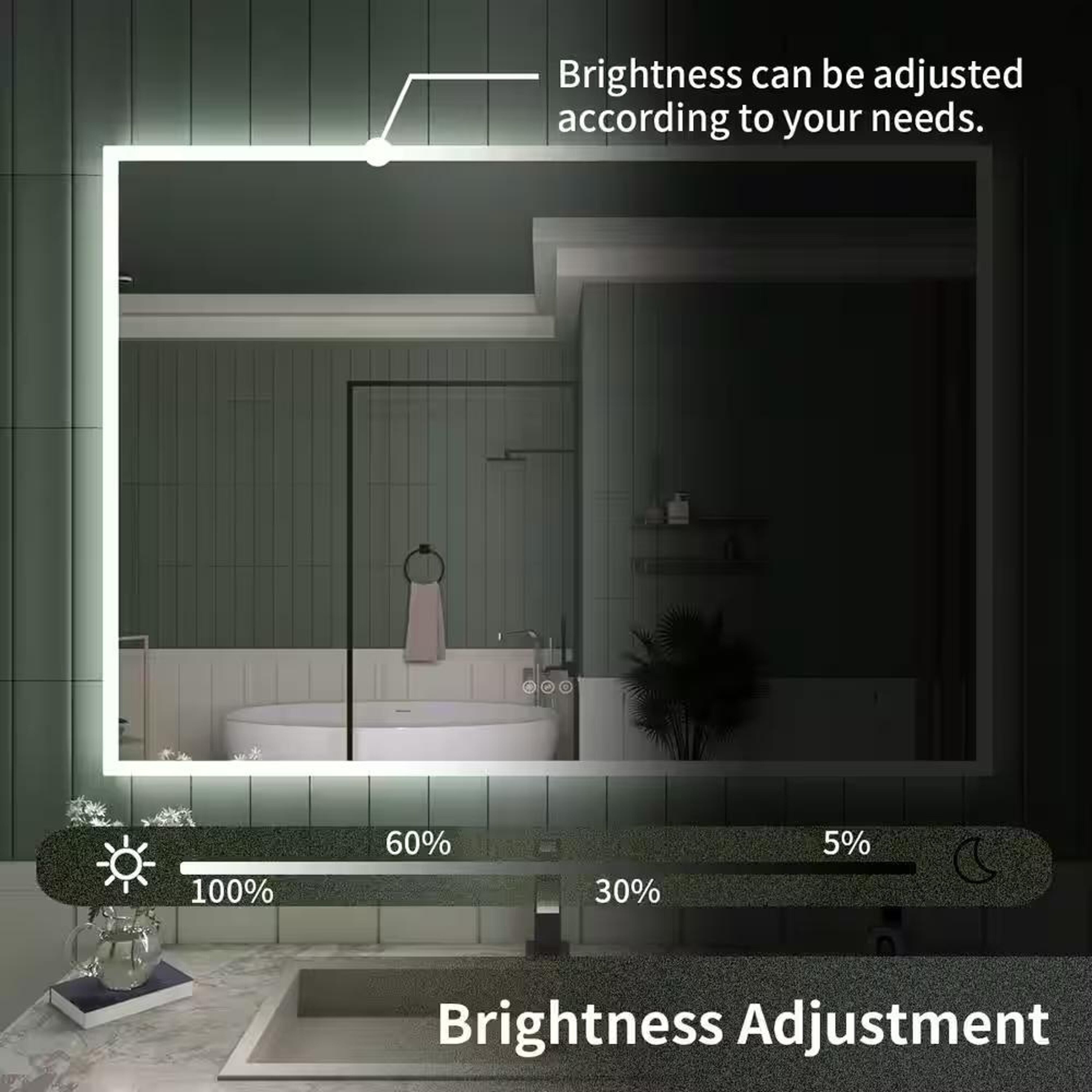 Bayfeve BFKF-4836C4-MIR Framed-Bath-Mirrors - View #9