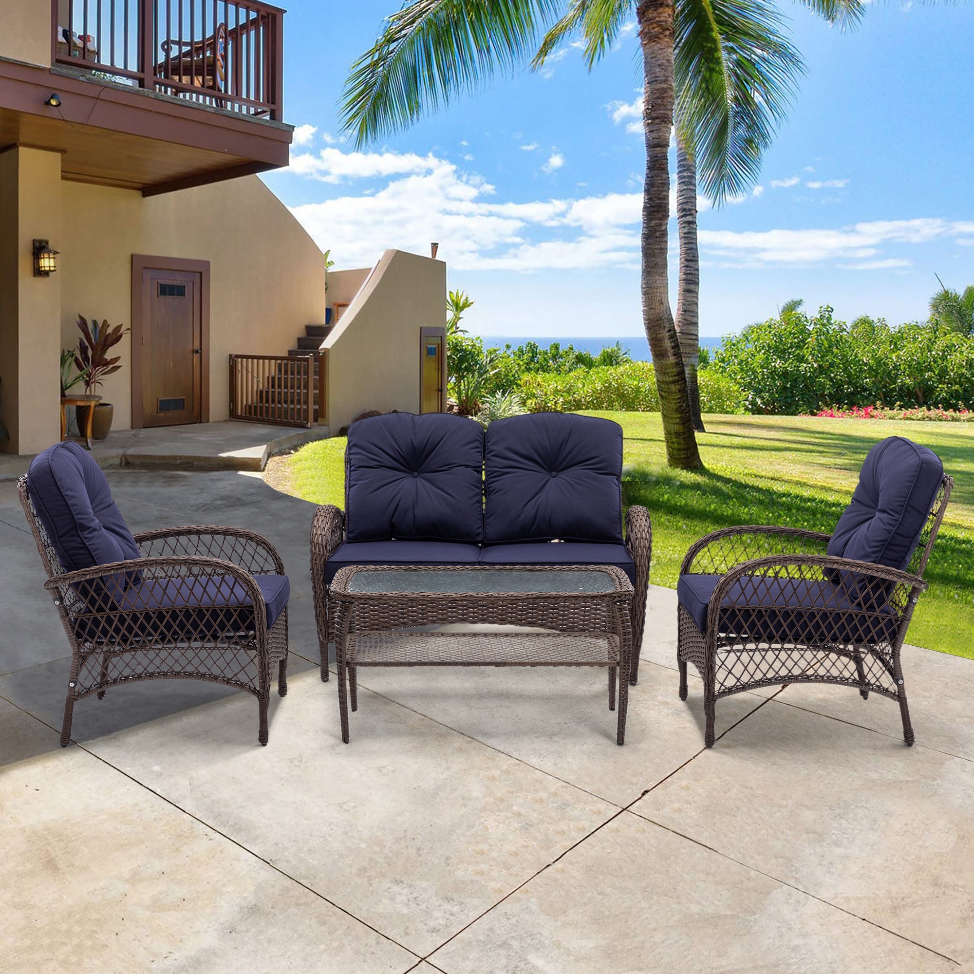 Maocao Hoom MZHS00017 Patio-Conversation-Sets - View #8