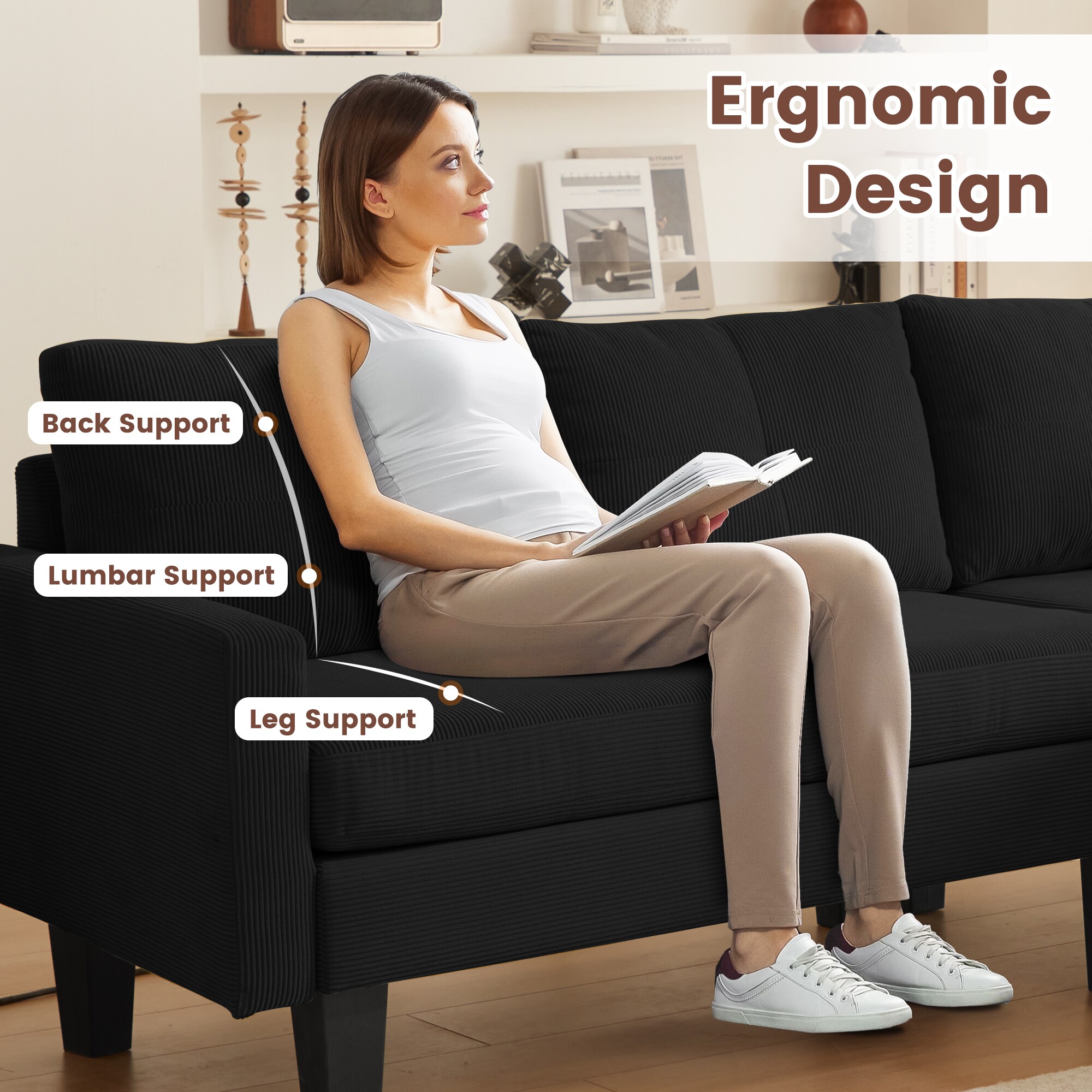 Ovios OLCK550-R Sofas-Loveseats - View #2