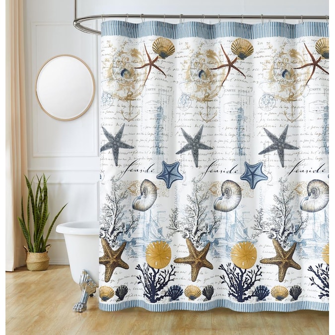 Shower Curtains, Are Shower Curtains All The Same Size Along Coastline