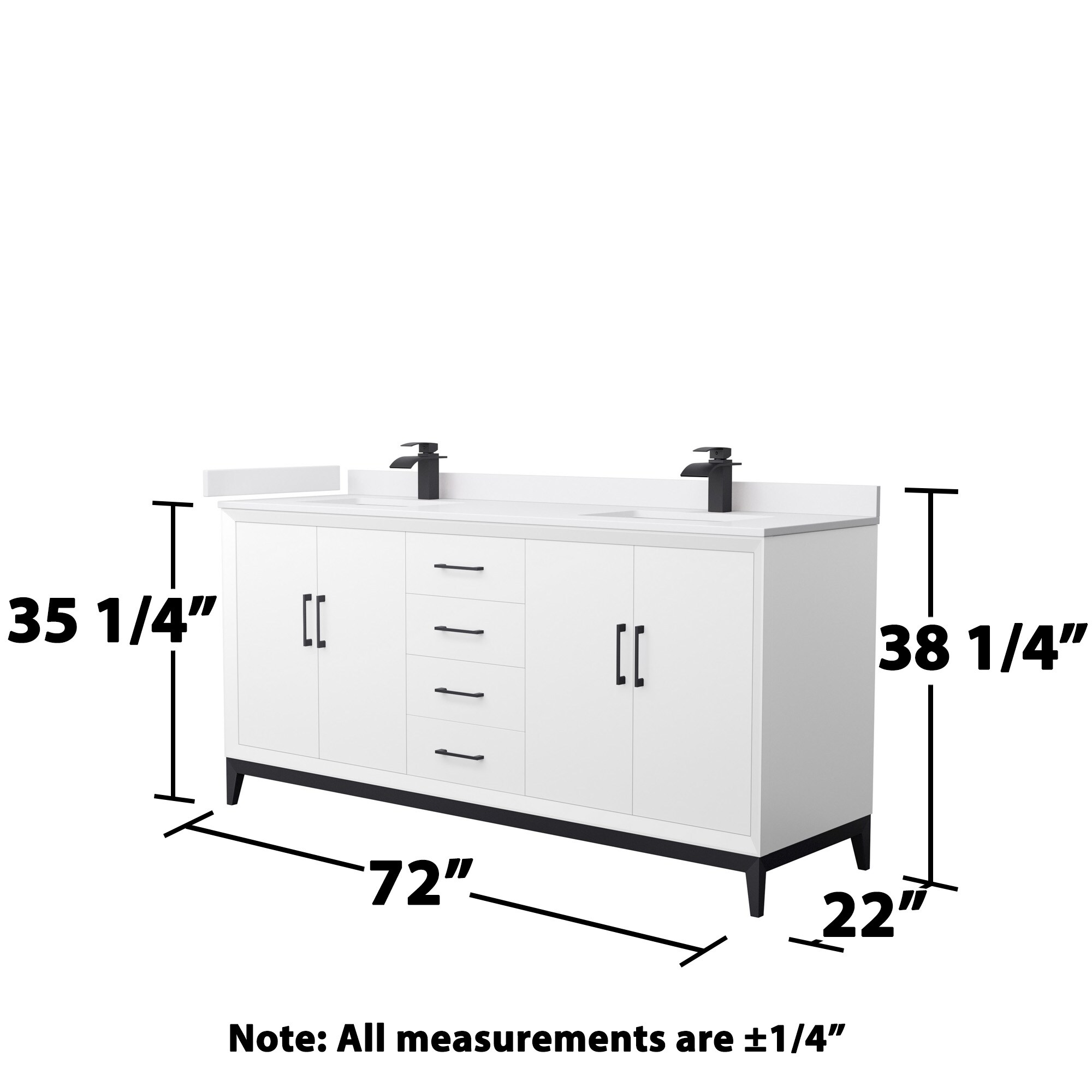 Wyndham Collection WCH818172DWBWCUNSMXX Bath-Vanity-Combo - View #6