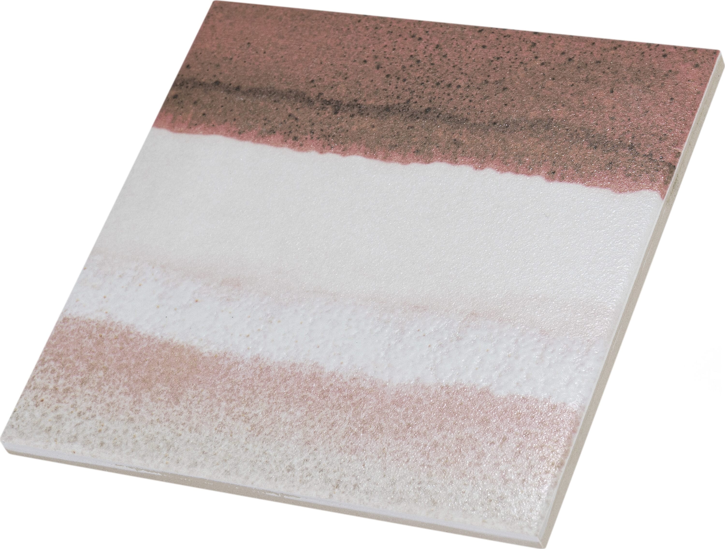 Bone Red 6" x 6" Porcelain Stone Look Floor and Wall Tile