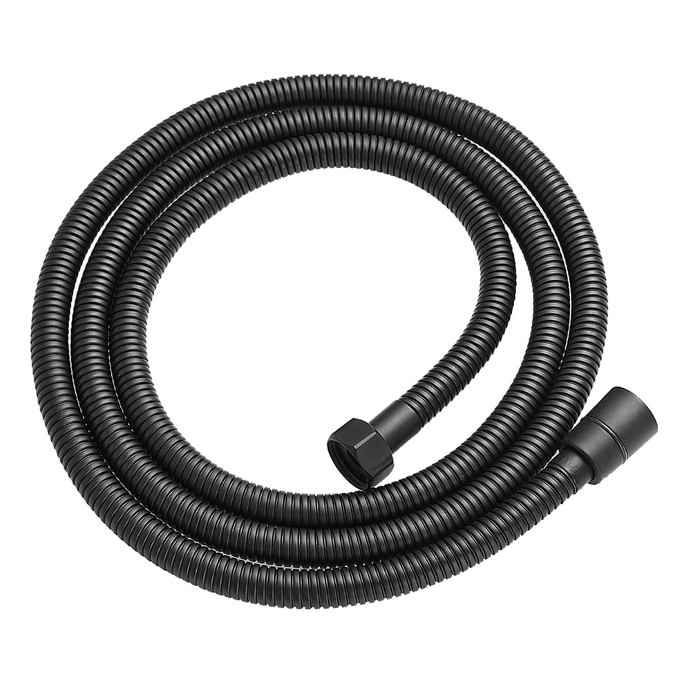 BWE A-9245-BLACK Matte Black 71-in Universal Shower Hose 0.5-in -ID