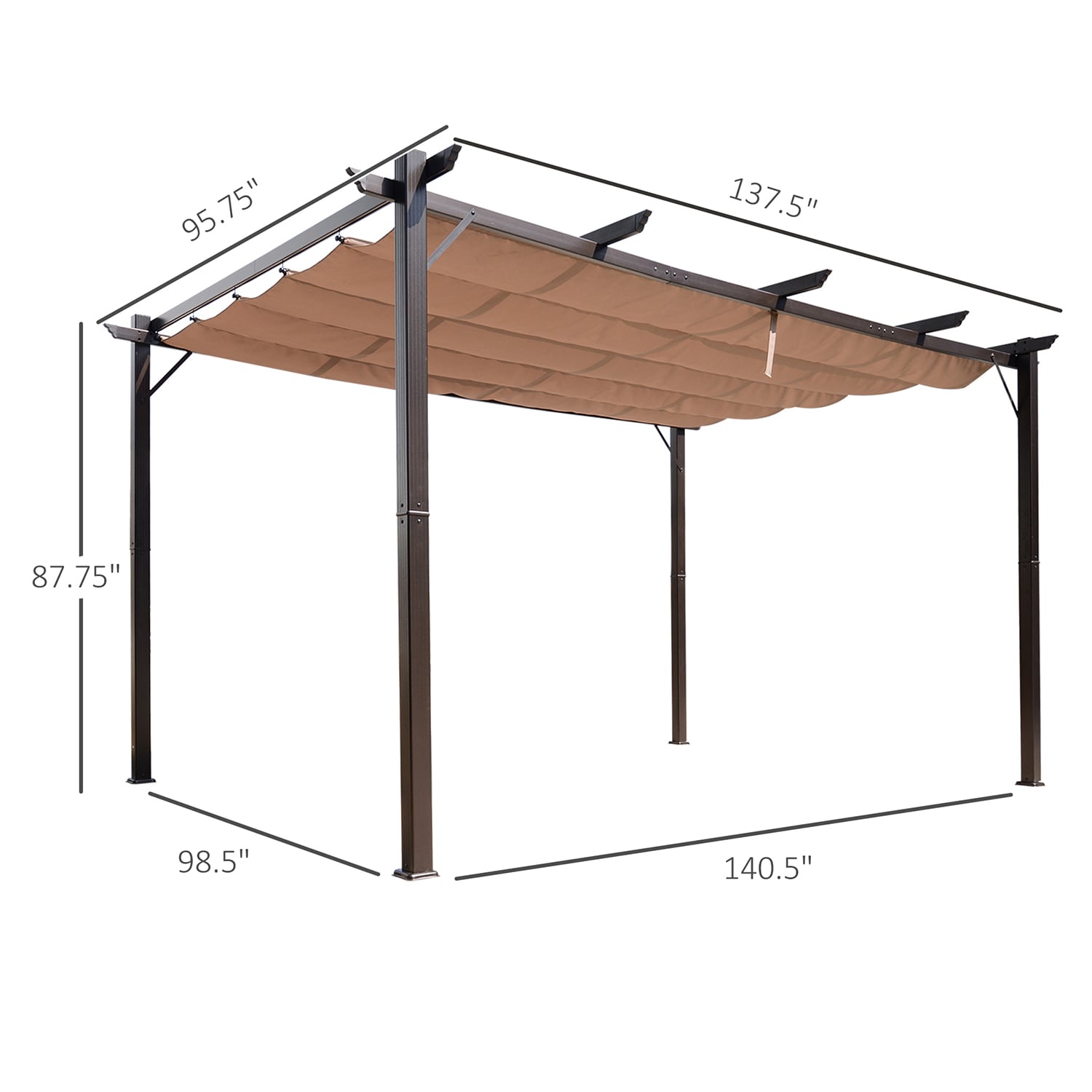 GZMR GZ-W2225P363 Wood-Resin-Gazebos - View #4