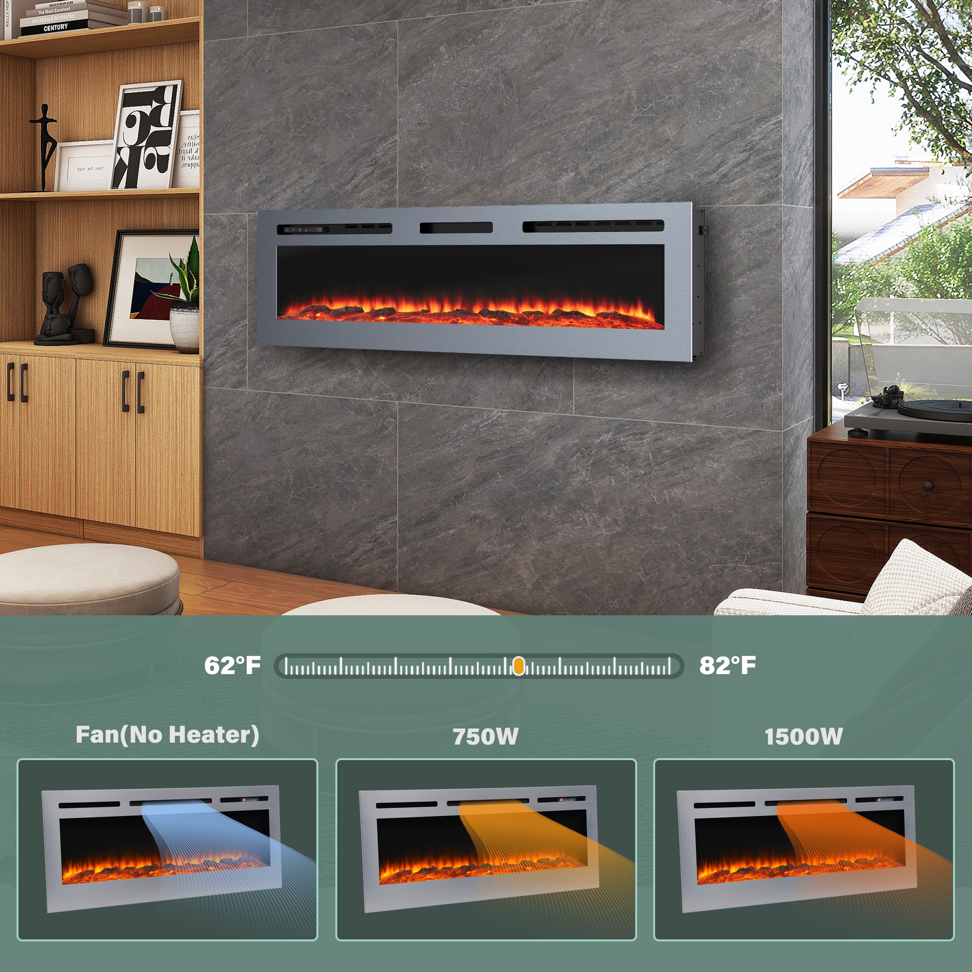 Mondawe MO-CB74715 Electric-Fireplaces - View #10