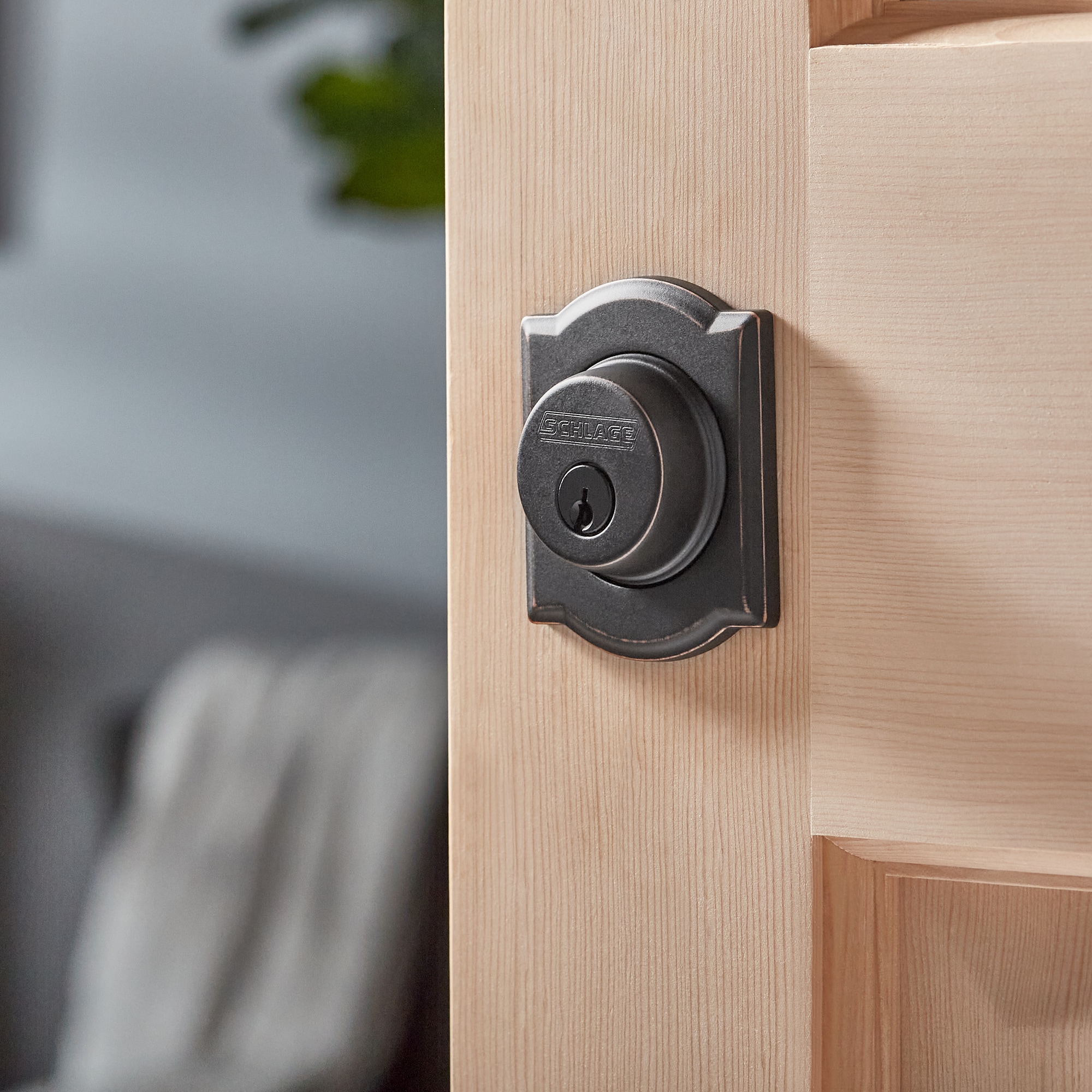 Schlage LOCK B60 N G CAM 716 Door-Deadbolts - View #2