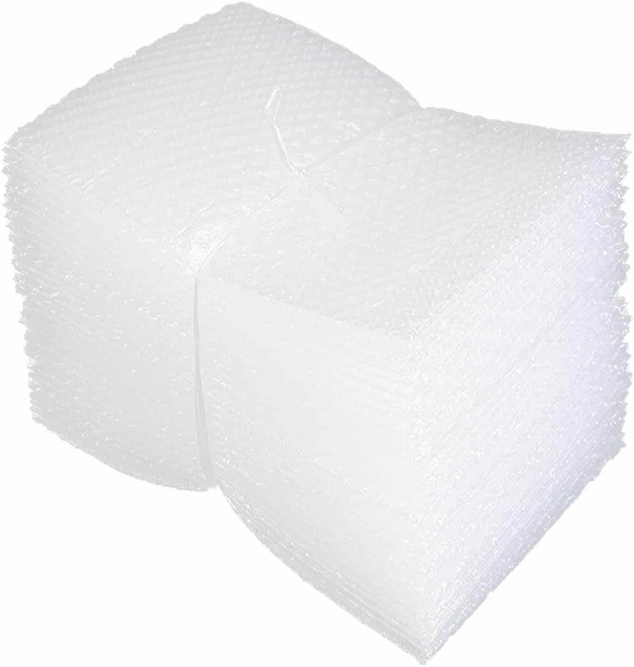 Etokfoks -  50 Pack Clear Bubble Pouch Wraps 6 in x 8 in Lightweight Double Walled Cushioning Bag...