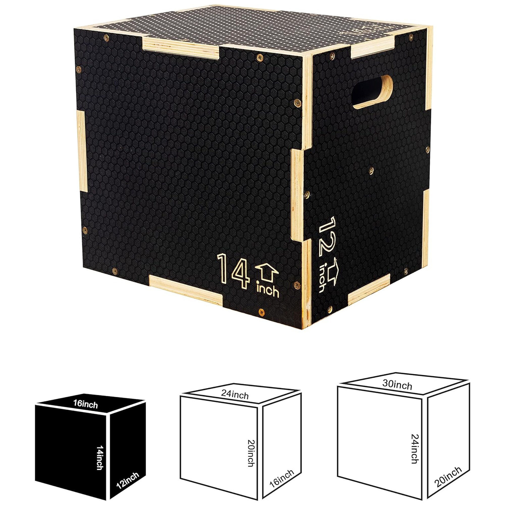 Fitvids SPWJ-121416BLK Plyo-Boxes-Platforms - View #2