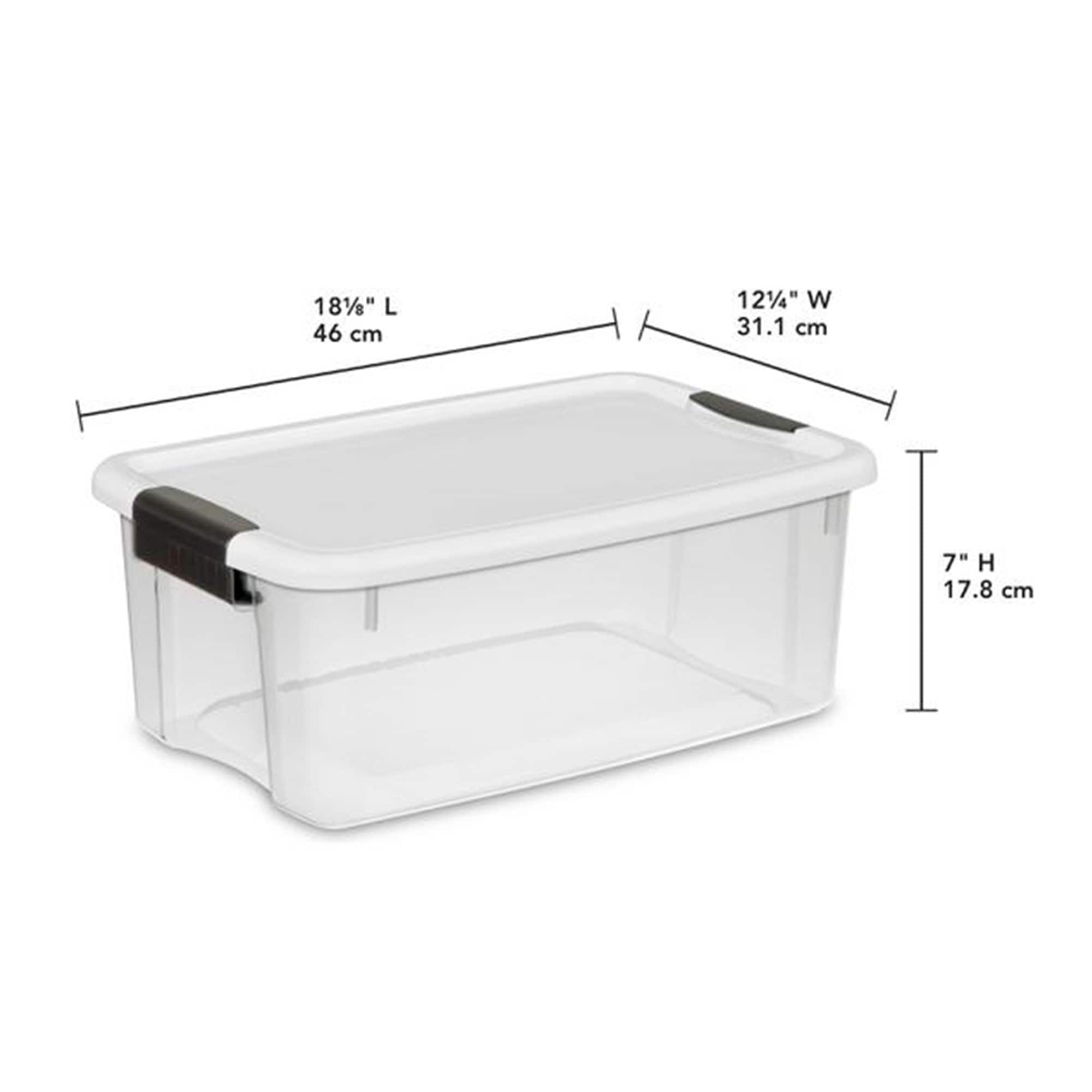 Sterilite 174469 Plastic-Storage-Totes - View #6