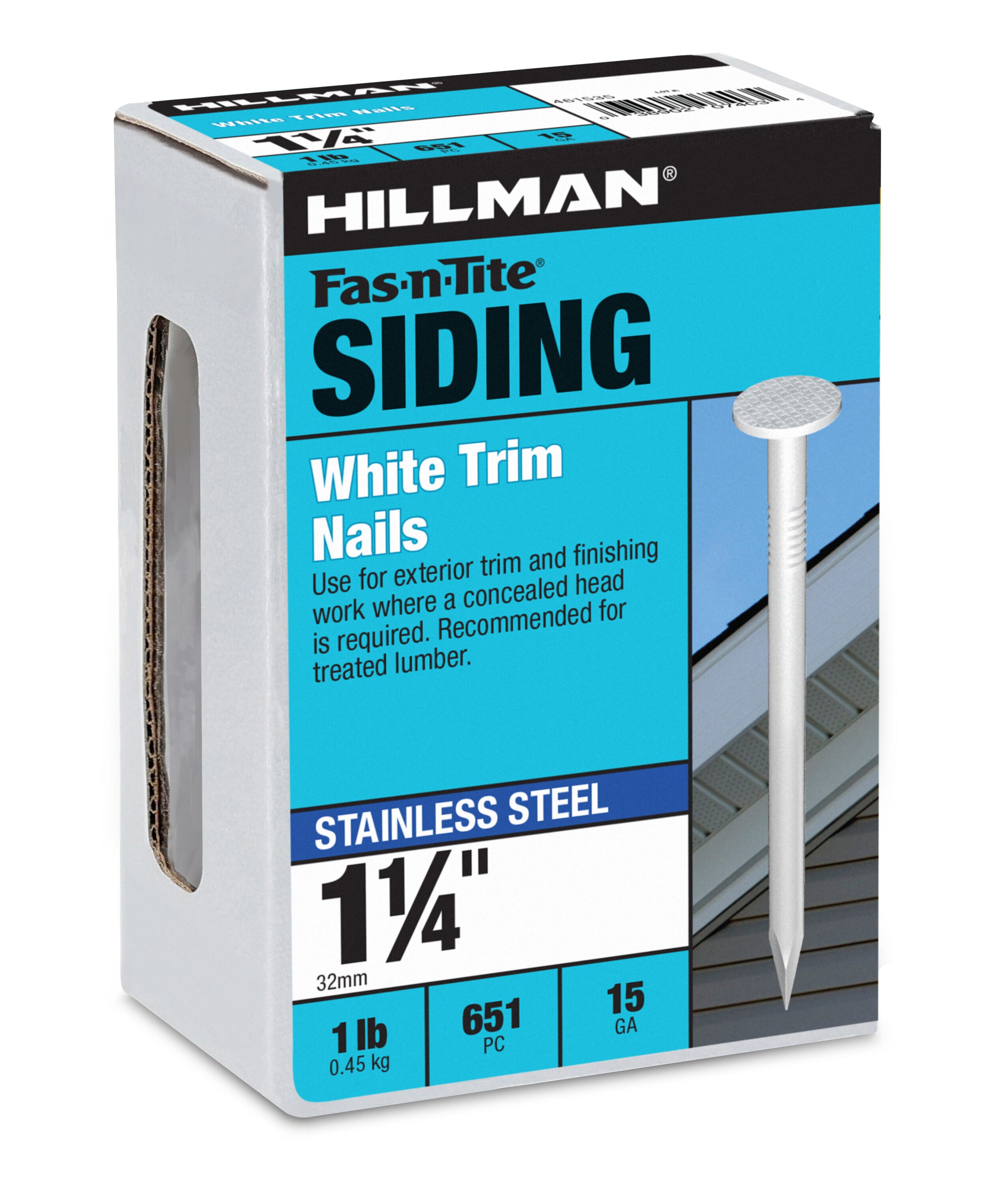 Fas-n-Tite 1-1/4-in 15 -Gauge 3d Coated Trim nails in the Brads