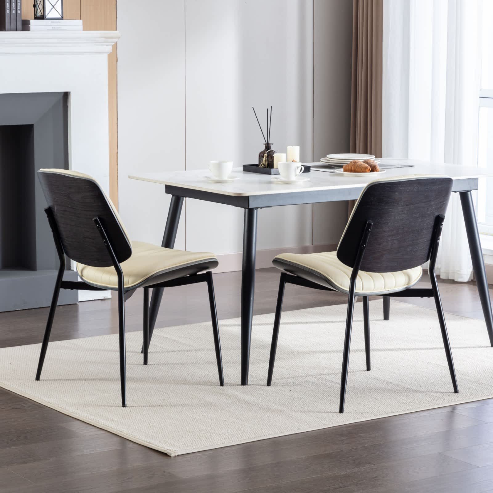 Vynxaria LEXY0097-DJCY-2WHB Dining-Chairs - View #4