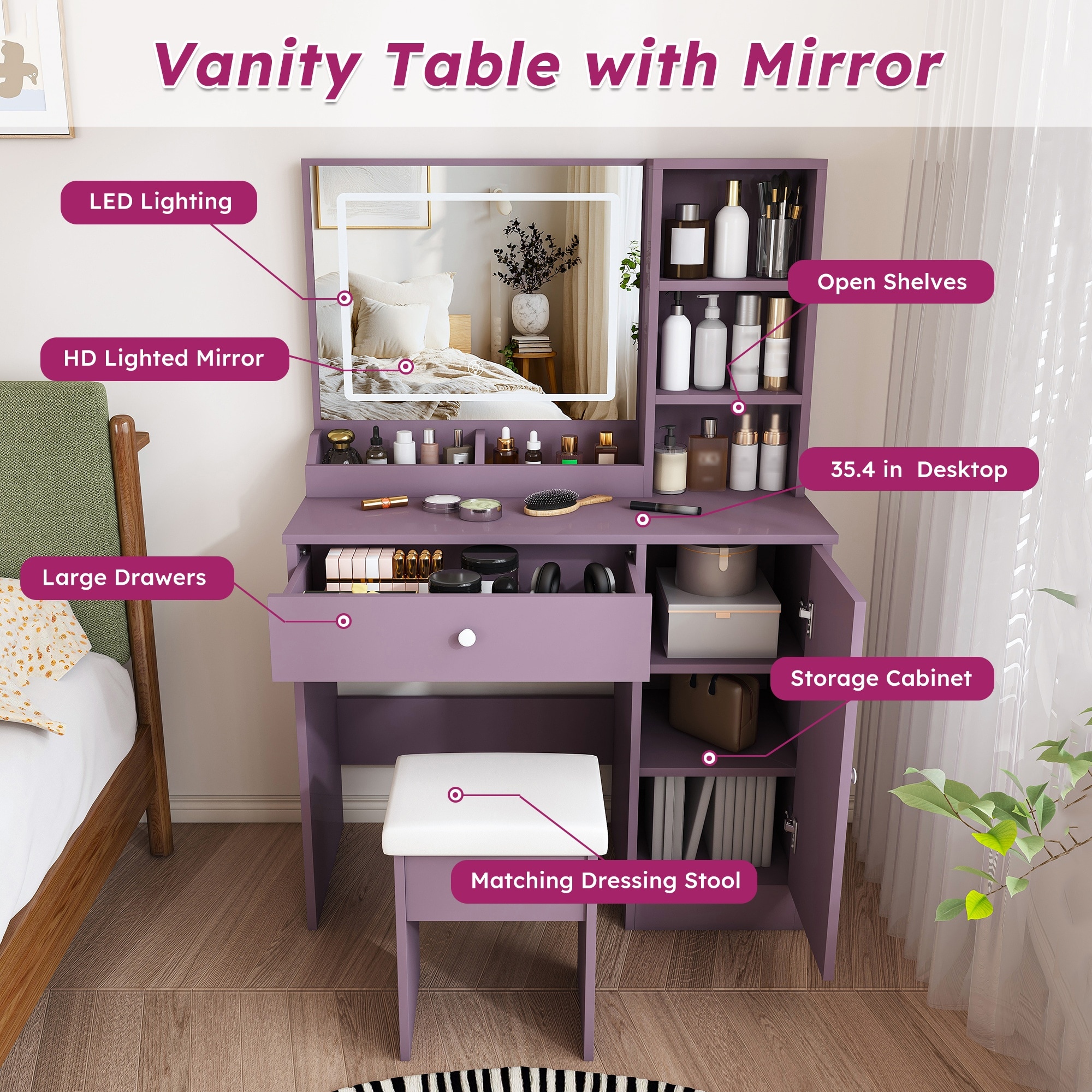 Boyel Living BLID4W250567066 Bedroom-Vanities - View #6