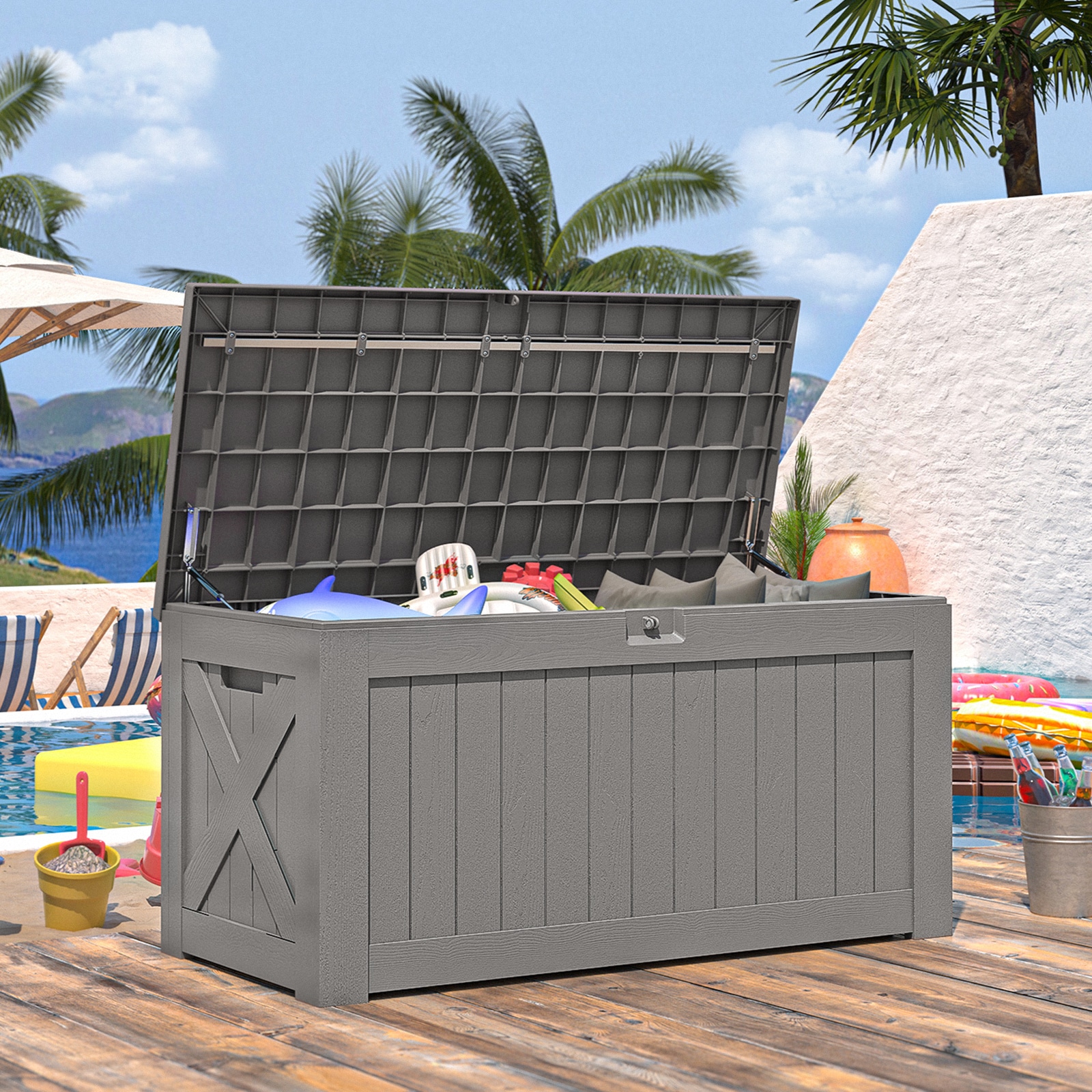 Patiowell WES-PSB24-0432A-DGY Deck-Boxes - View #6